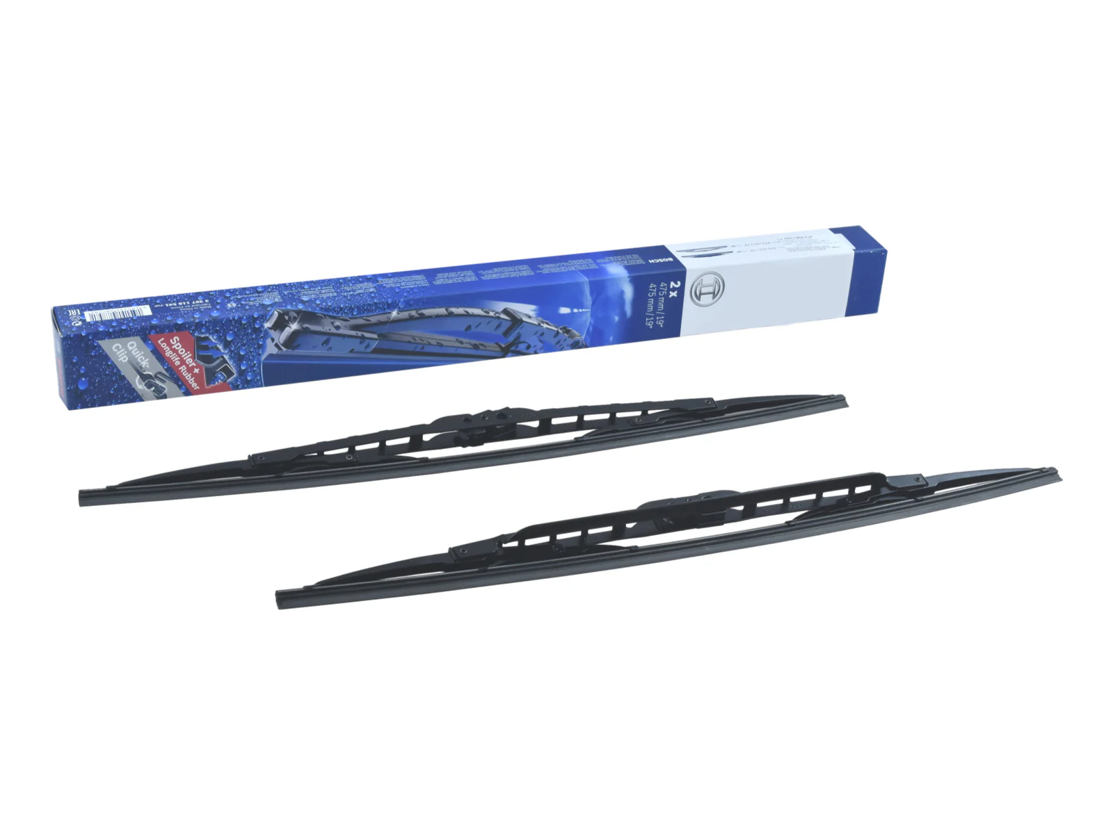 3x wipers for Porsche 944 '89- 968 FRONT + REAR - Image 2
