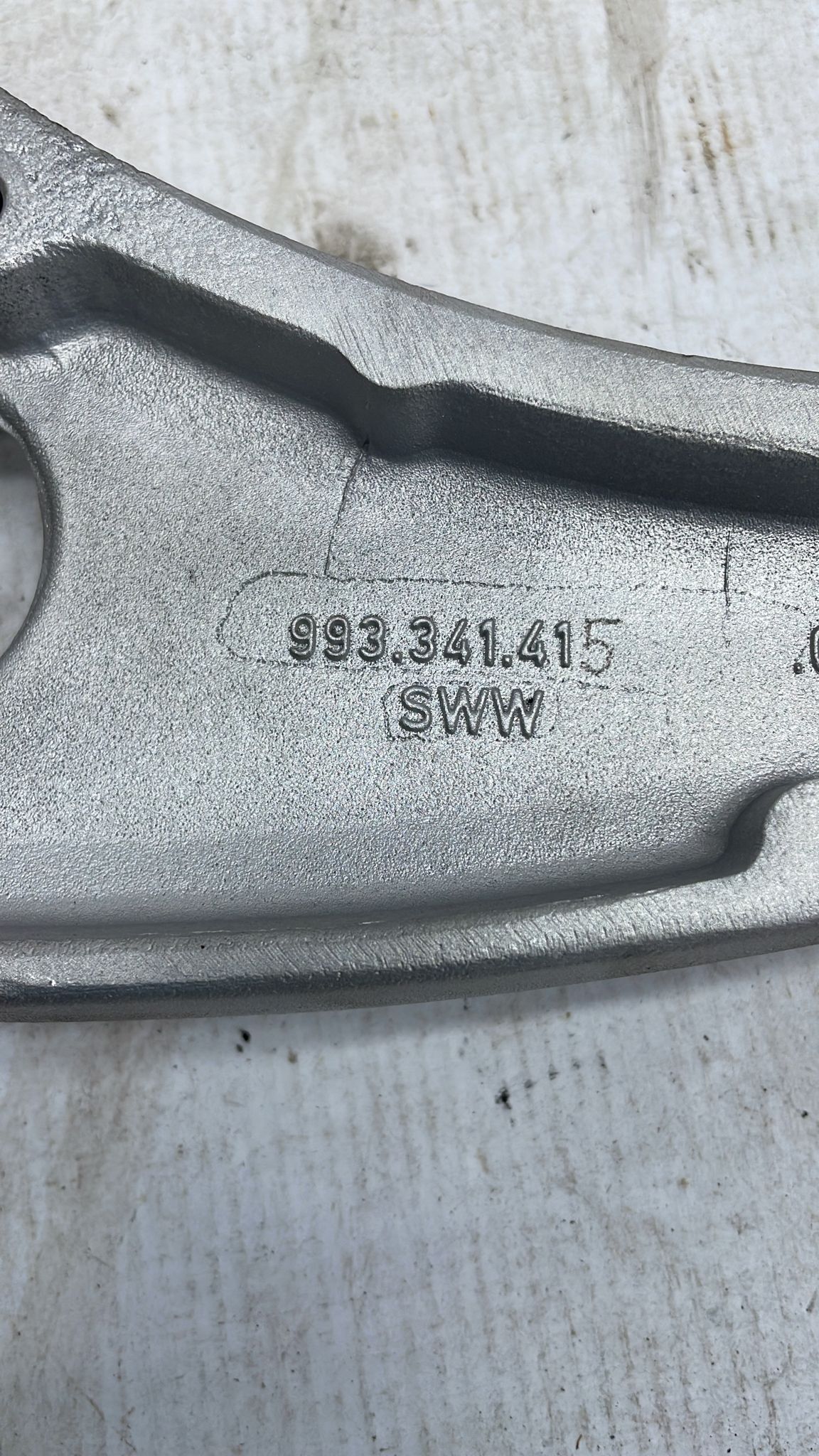 95-98 Porsche 993 911 left front lower control arm 99334141 5 - Image 5