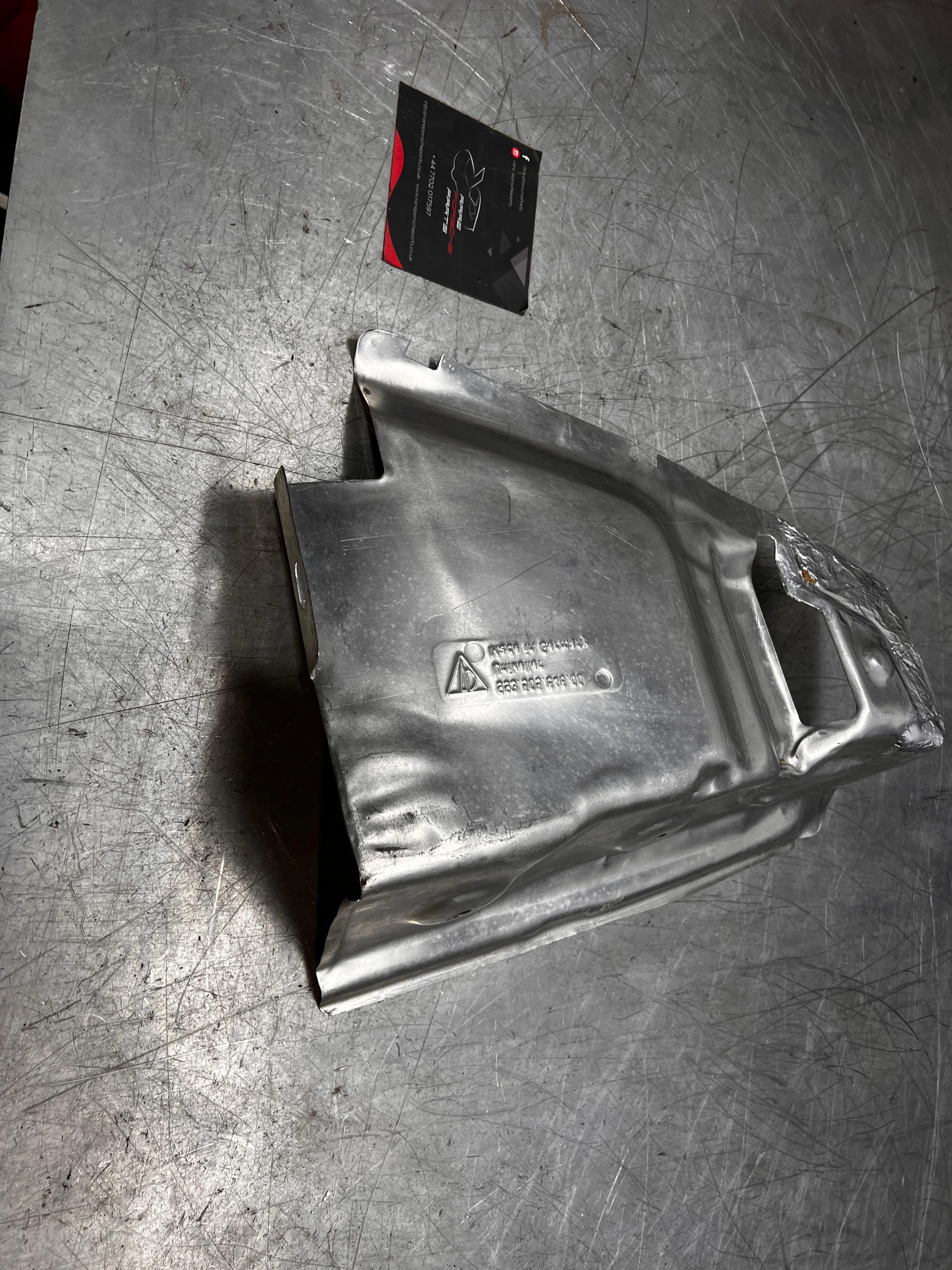 Genuine New Porsche 993 right heat shield protection 99350564600 NOS - Image 4