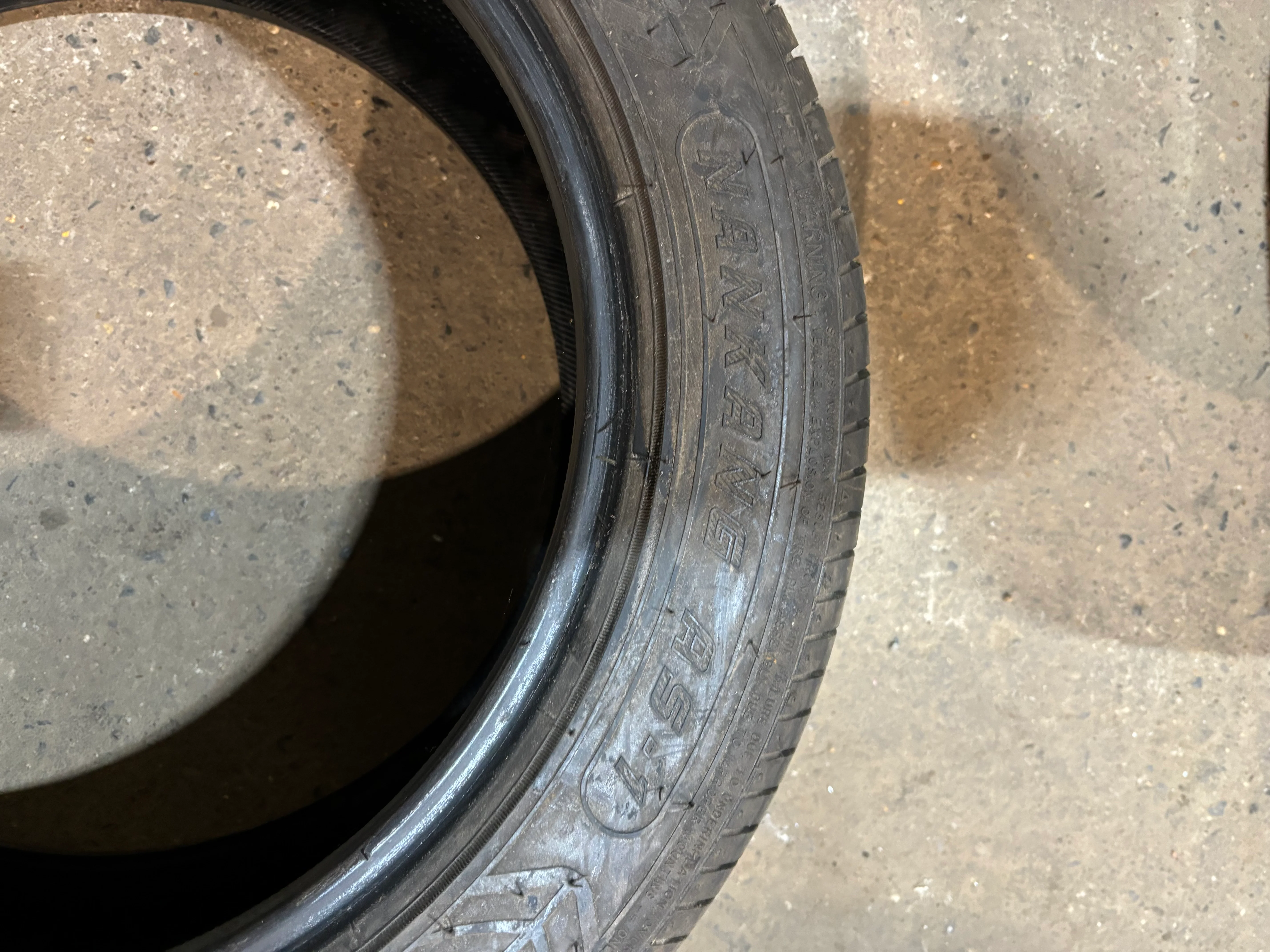 Nankang AS-1 185/60 R16 86H Pair of used tyres 7.4 mm + - Image 7