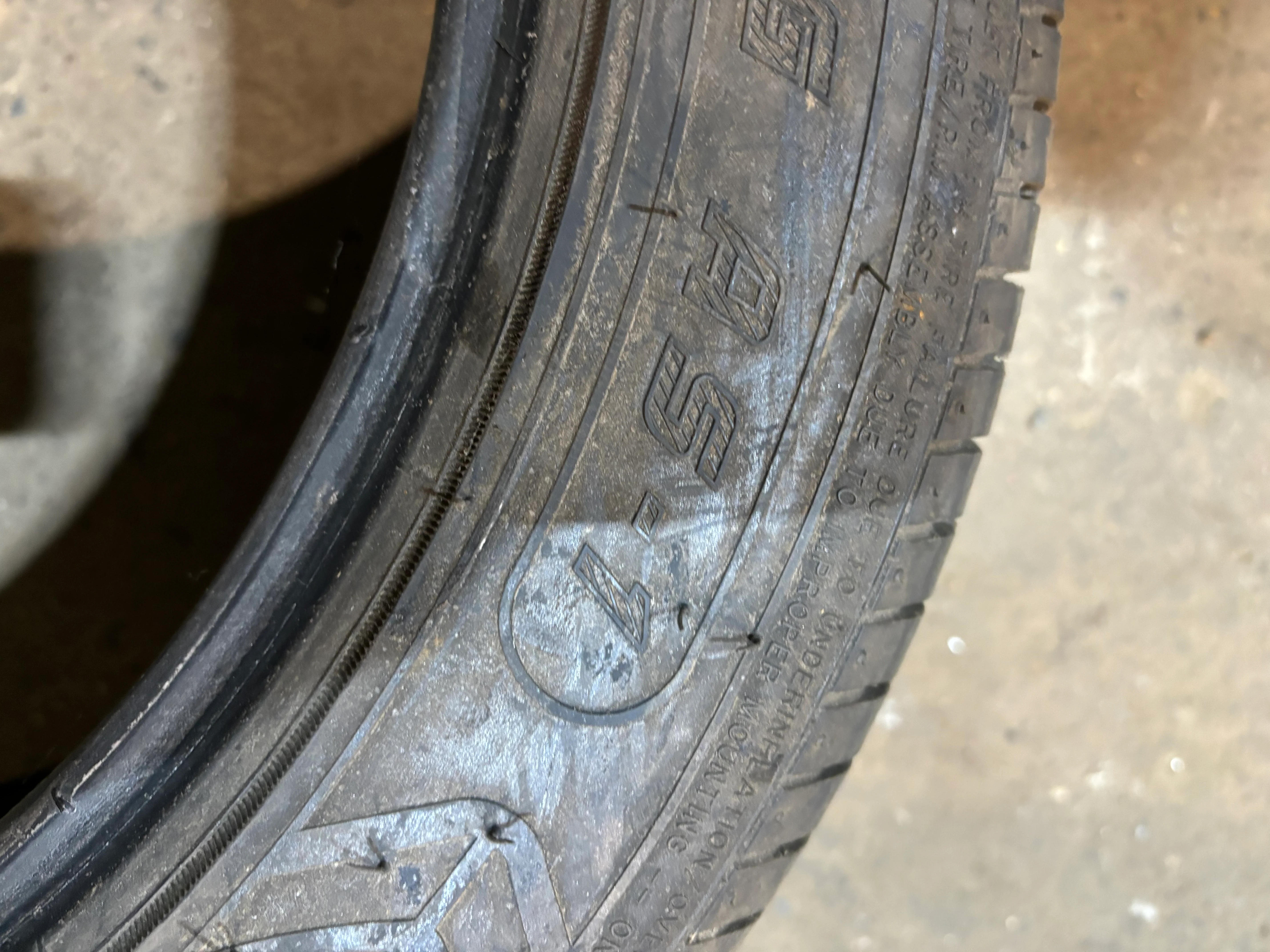 Nankang AS-1 185/60 R16 86H Pair of used tyres 7.4 mm + - Image 8