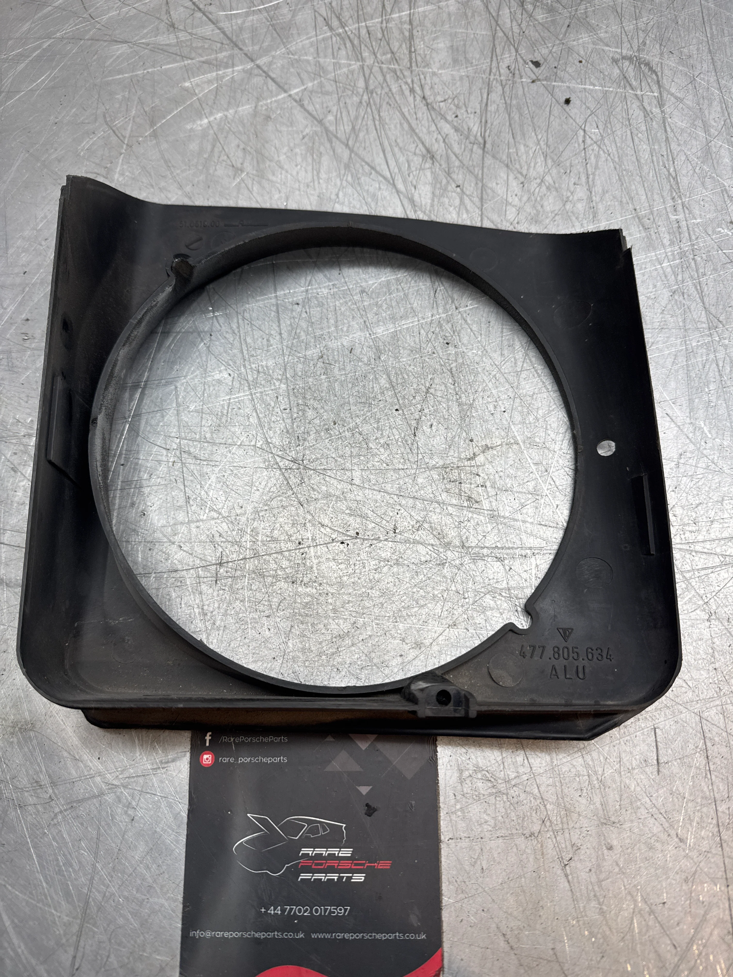 Porsche 924 944 right headlight surround trim 477805634, used - Image 2