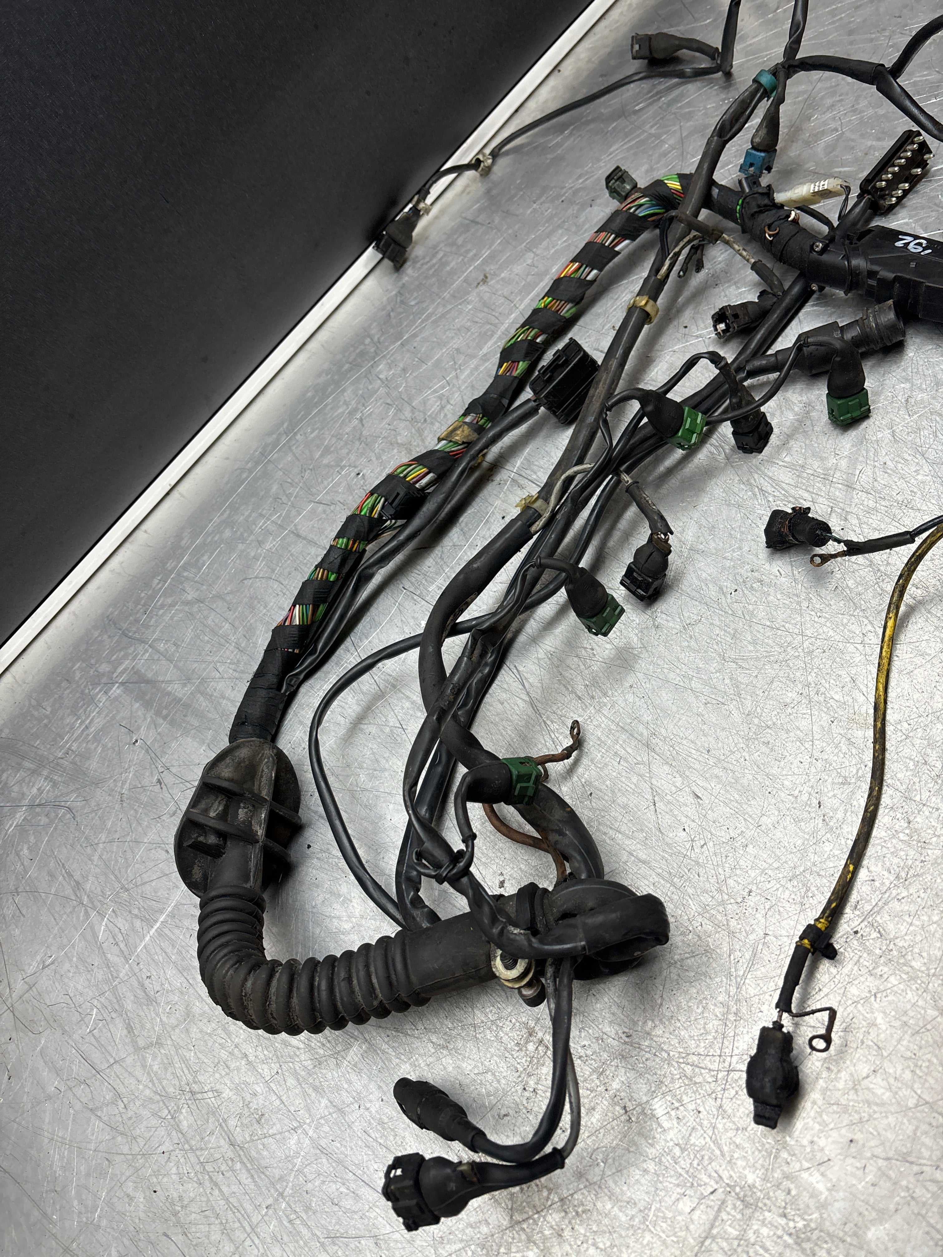 Porsche 944 S2 3.0 16V engine loom ECU wiring loom, used, 100% complete 94460704009 - Image 4