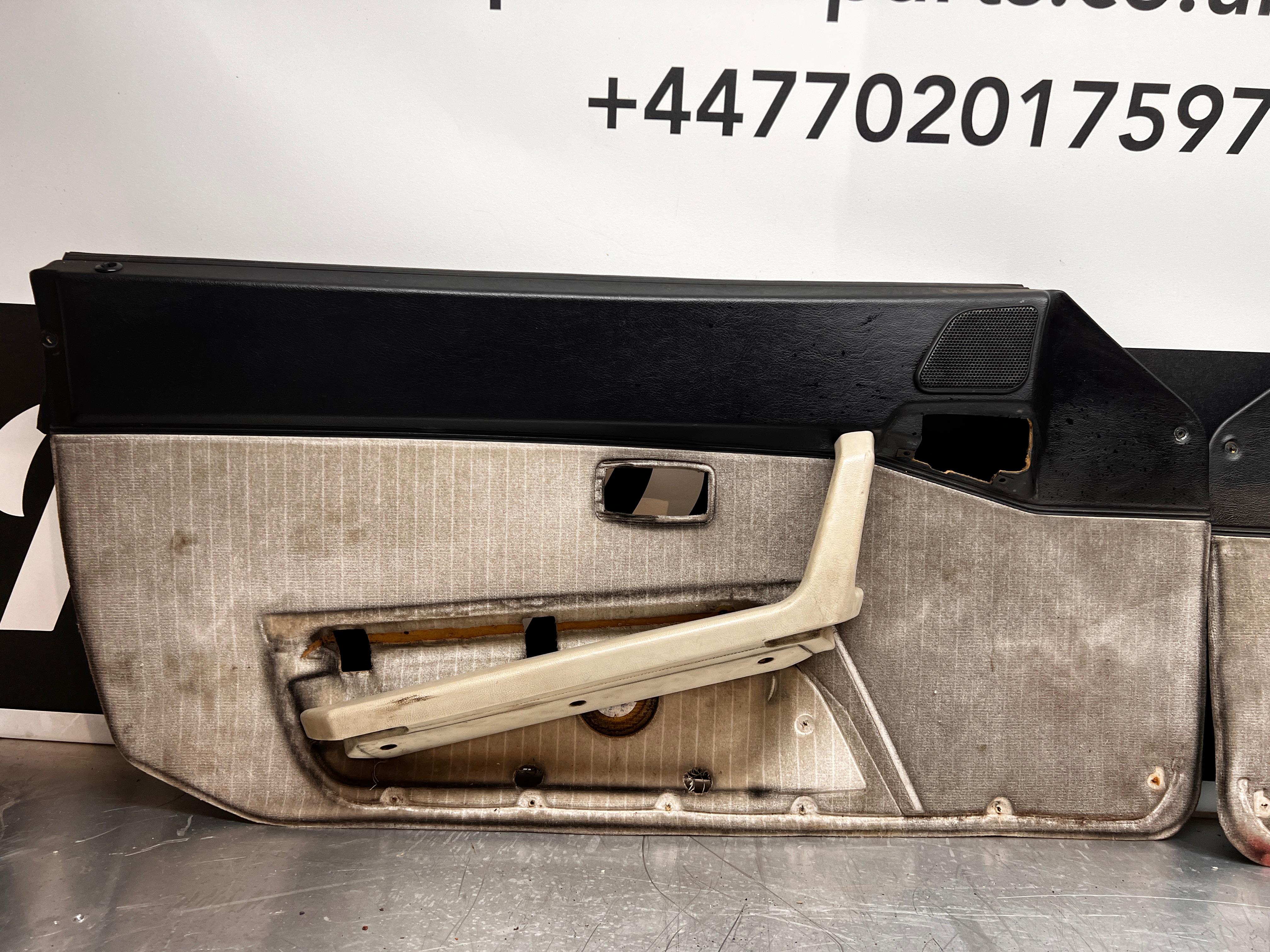 Pair Of Porsche 944 S2 black door cards 944555017 944555018 with sound package, spares or repair - Image 8