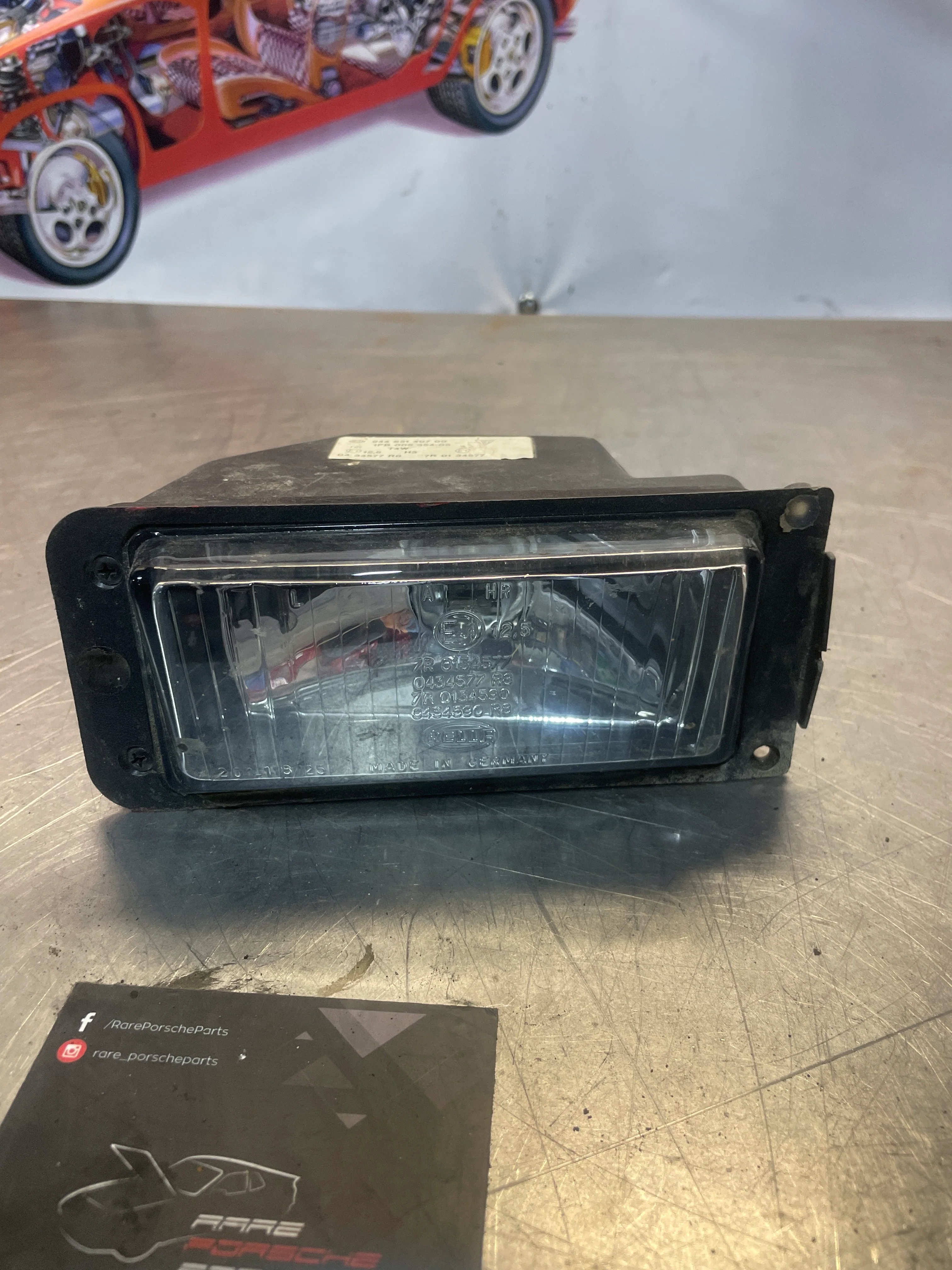 Porsche 911 / 924 / 924S / 944 additional headlight, left used 94463140700 - Image 4