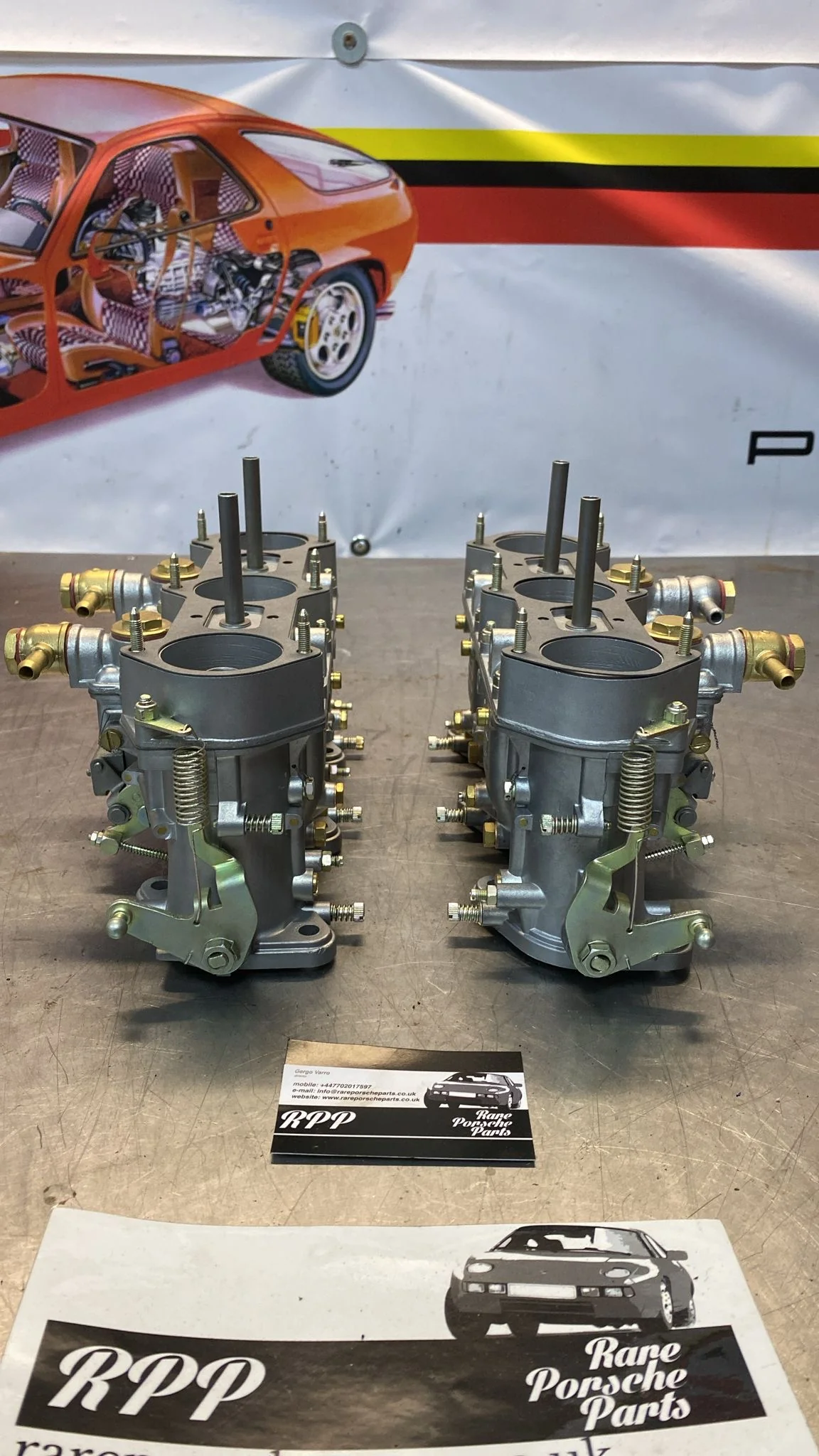 Porsche 911 Weber 40 IDTP Completely rebuilt carburetors