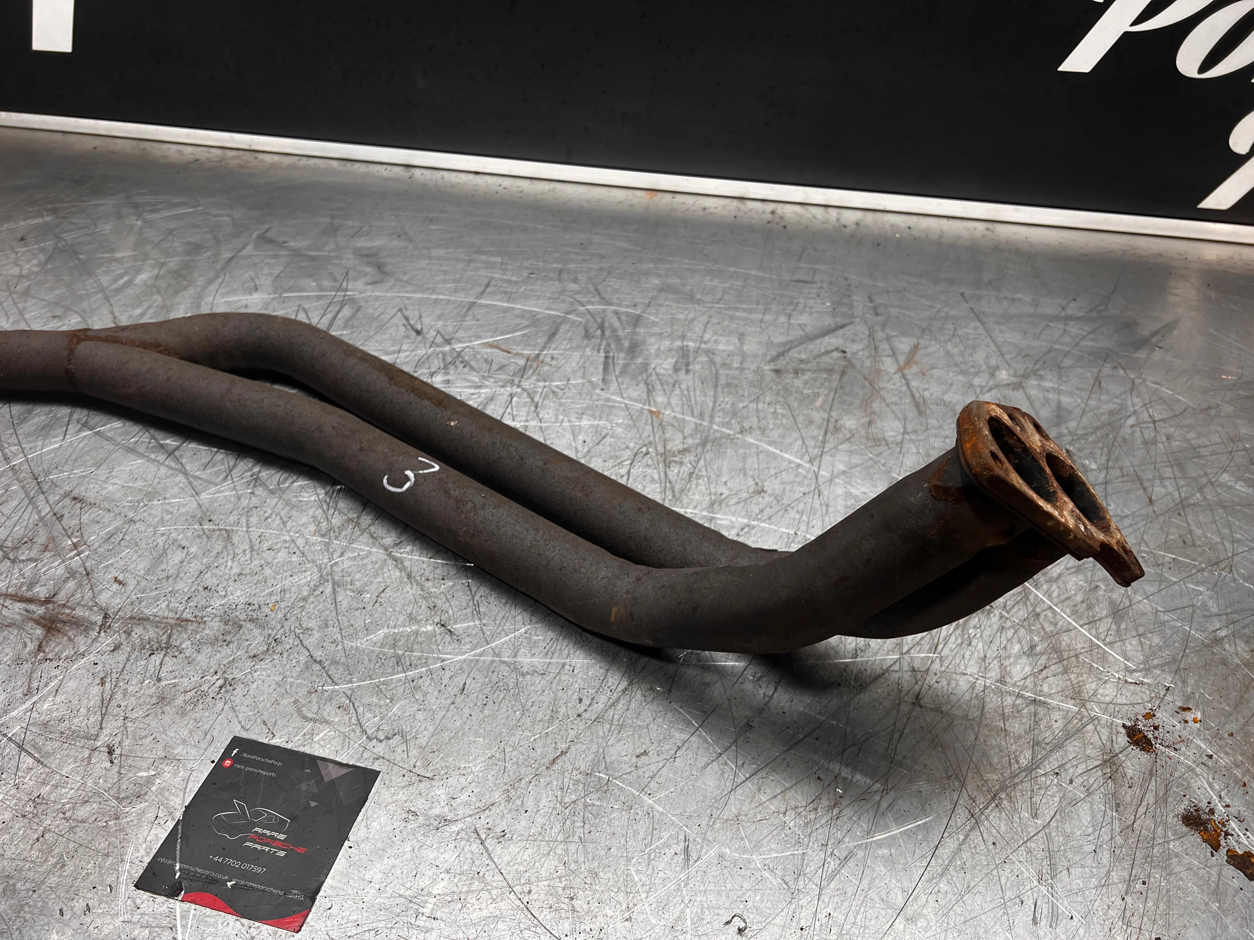 Porsche 924 exhaust pipe RHD only! 478253101D used - Image 3