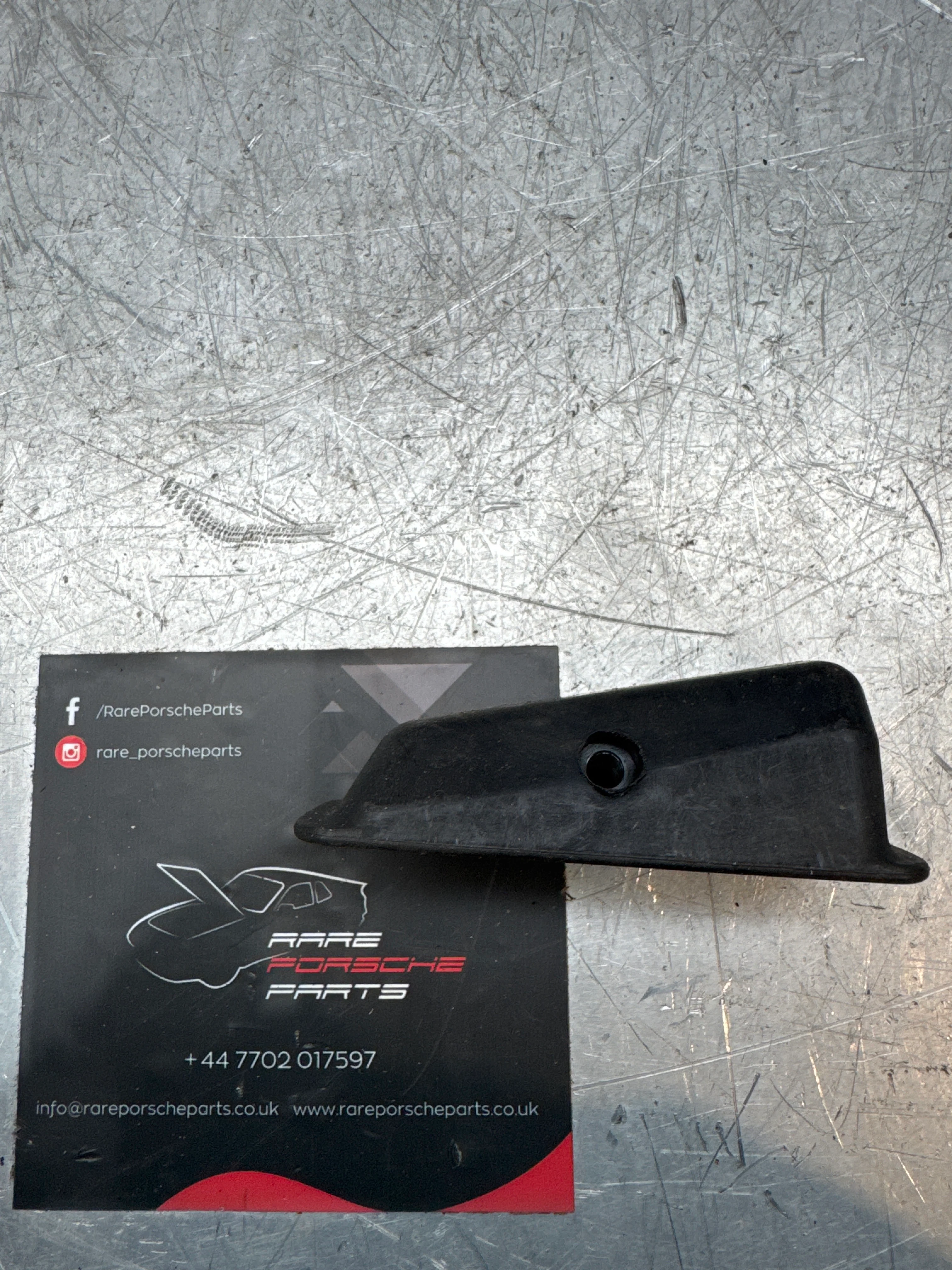 Porsche 924 front bumper, driving light buffer, rubber pad, left 477807153, Genuine New - Image 2