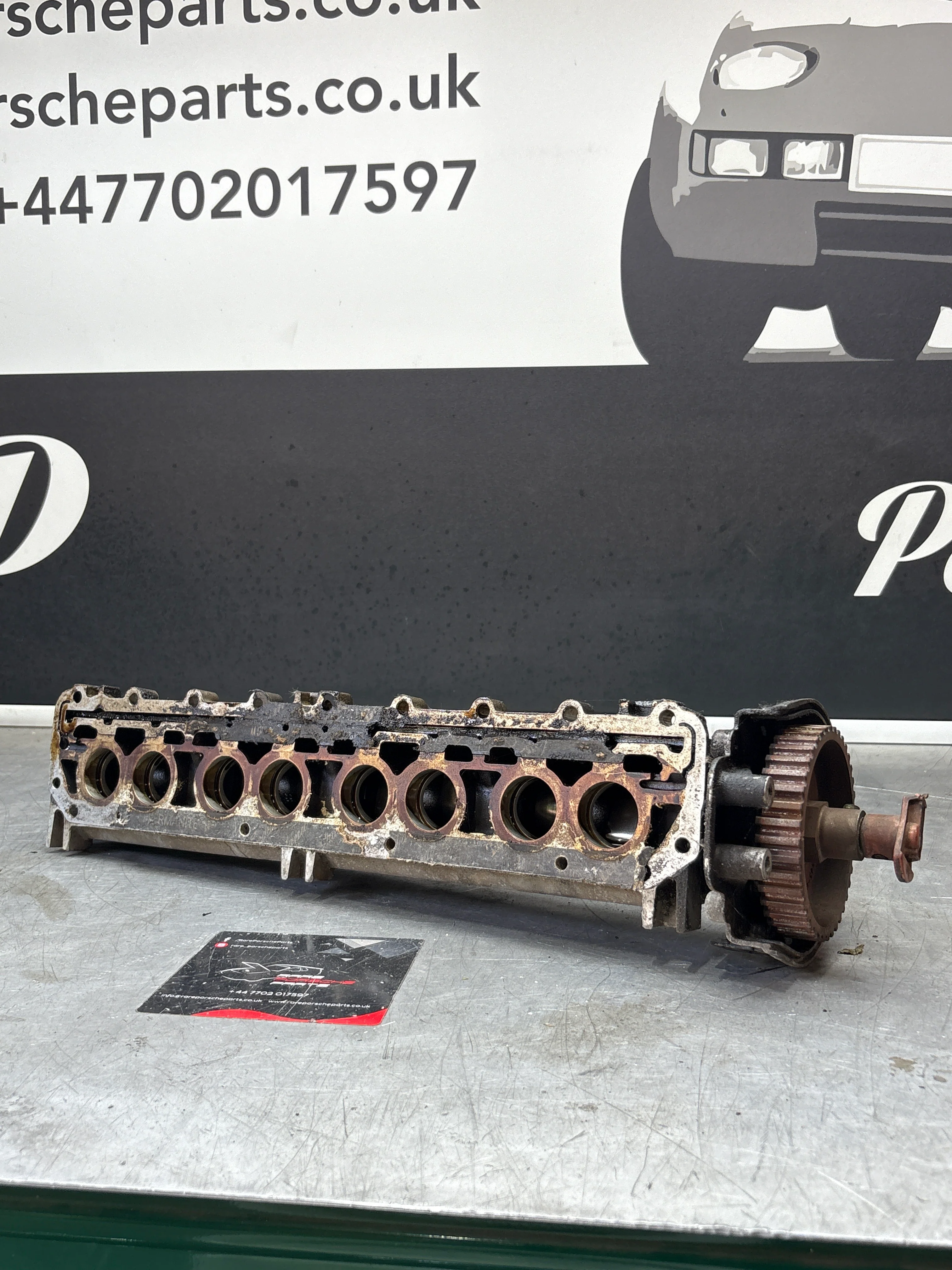 Porsche 924S 944 2.5 2.7 camshaft housing without tappets with camshaft 9441052506R - Image 12