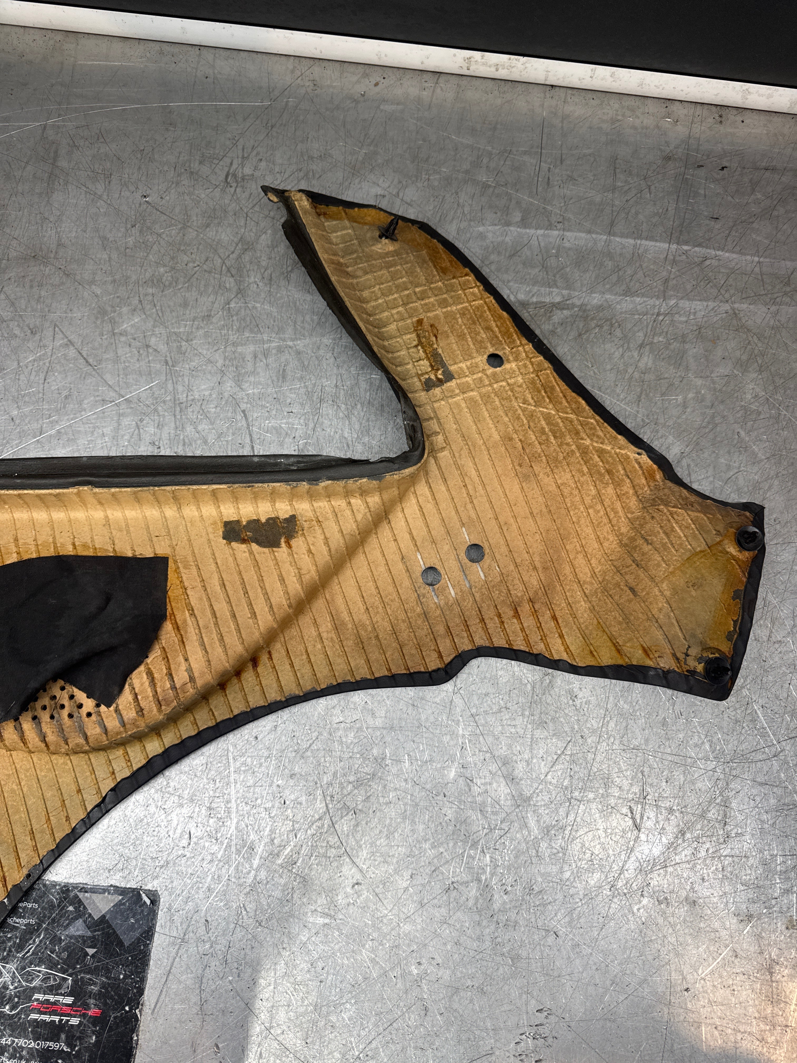 Porsche 944 924 black rear interior C Post trims/cards. Quarter panel trim used 94455502101 94455502201 - Image 13