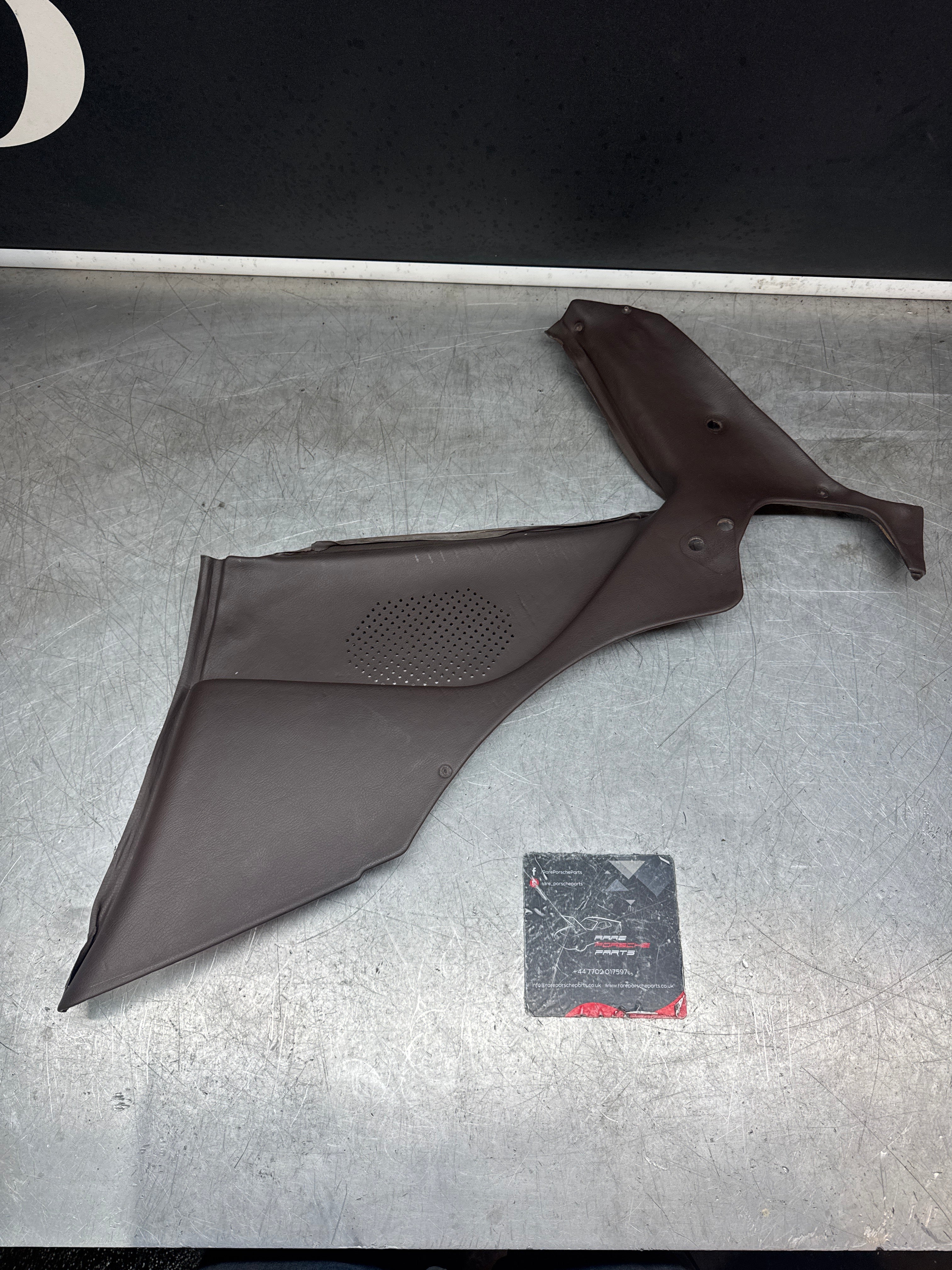 Porsche 944 924 brown rear interior C Post trims/cards. Quarter panel trim used 94455502101 94455502201 - Image 2