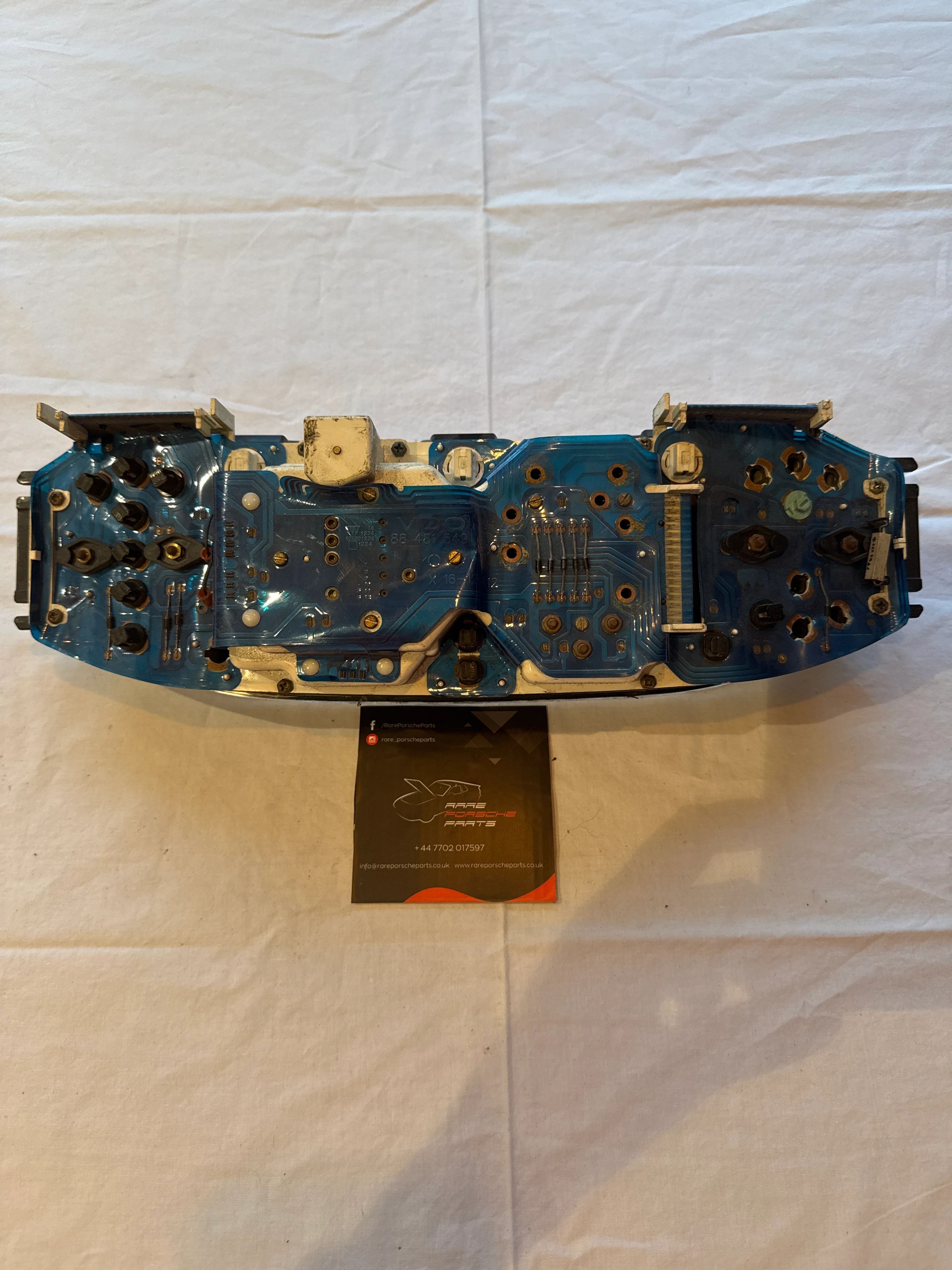 Porsche 944 dash clock binnacle pod speedometer, 94564131106 used 038760 miles plastic screen has some small scratches - Image 4