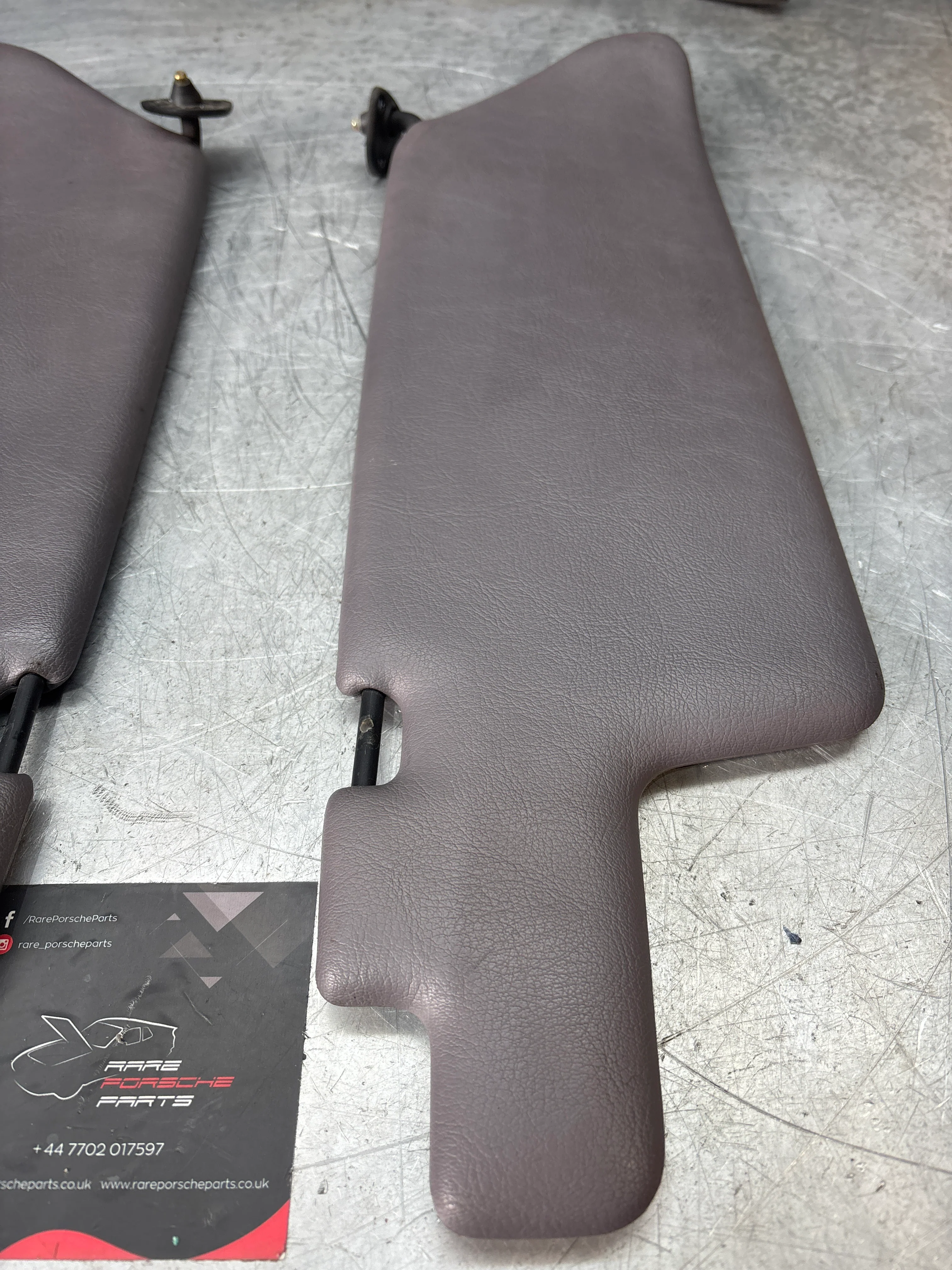 Porsche 944 sun visors in grey, used for late cars 94473103101 94473103201 - Image 6