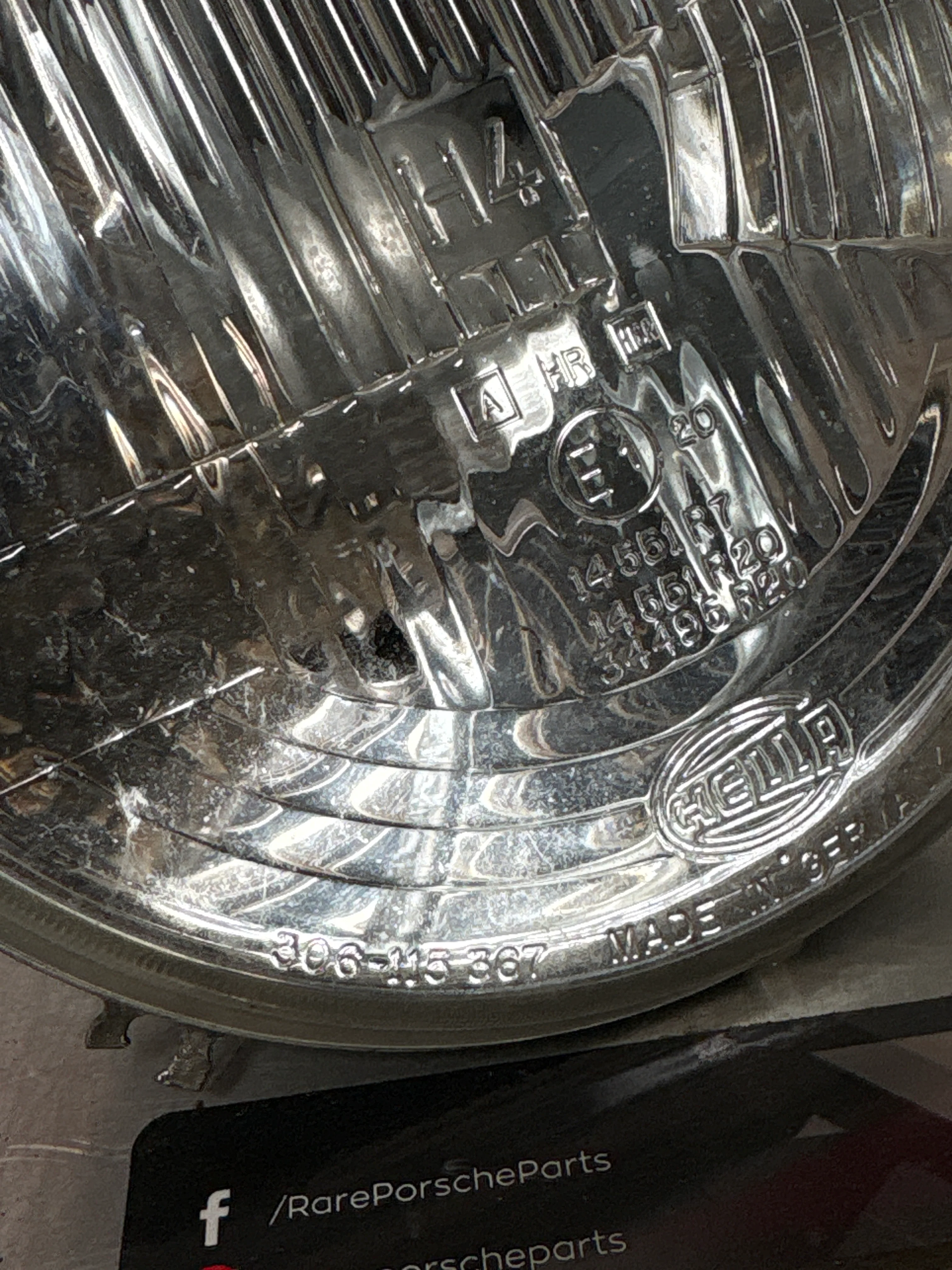 Porsche 924 / 944 Hella H4 headlight, used 477941771 / 306115367 - Image 4