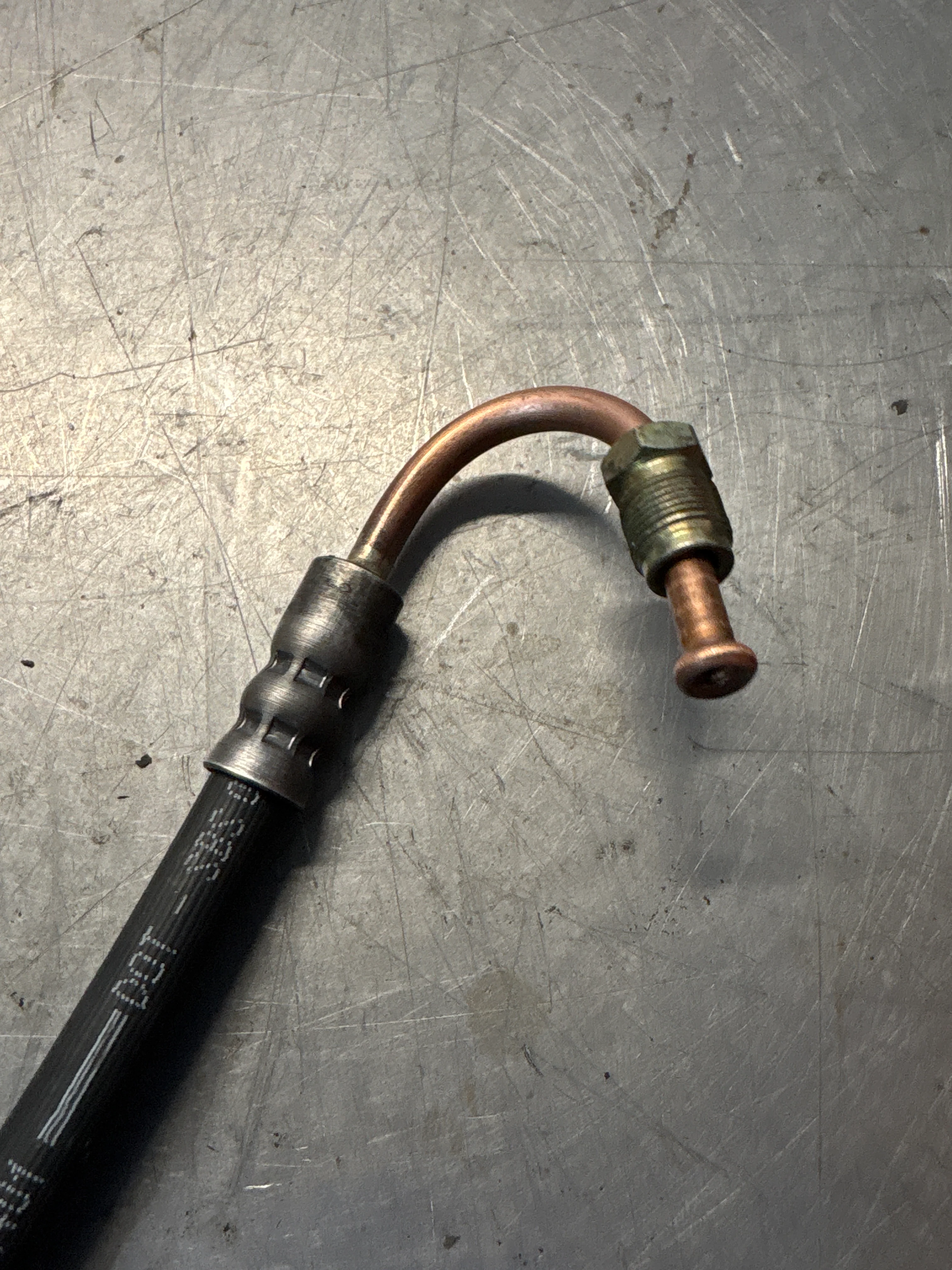 New Porsche 944 S2 clutch flexi hose -  94542308911 for RHD cars, refurbished - Image 2