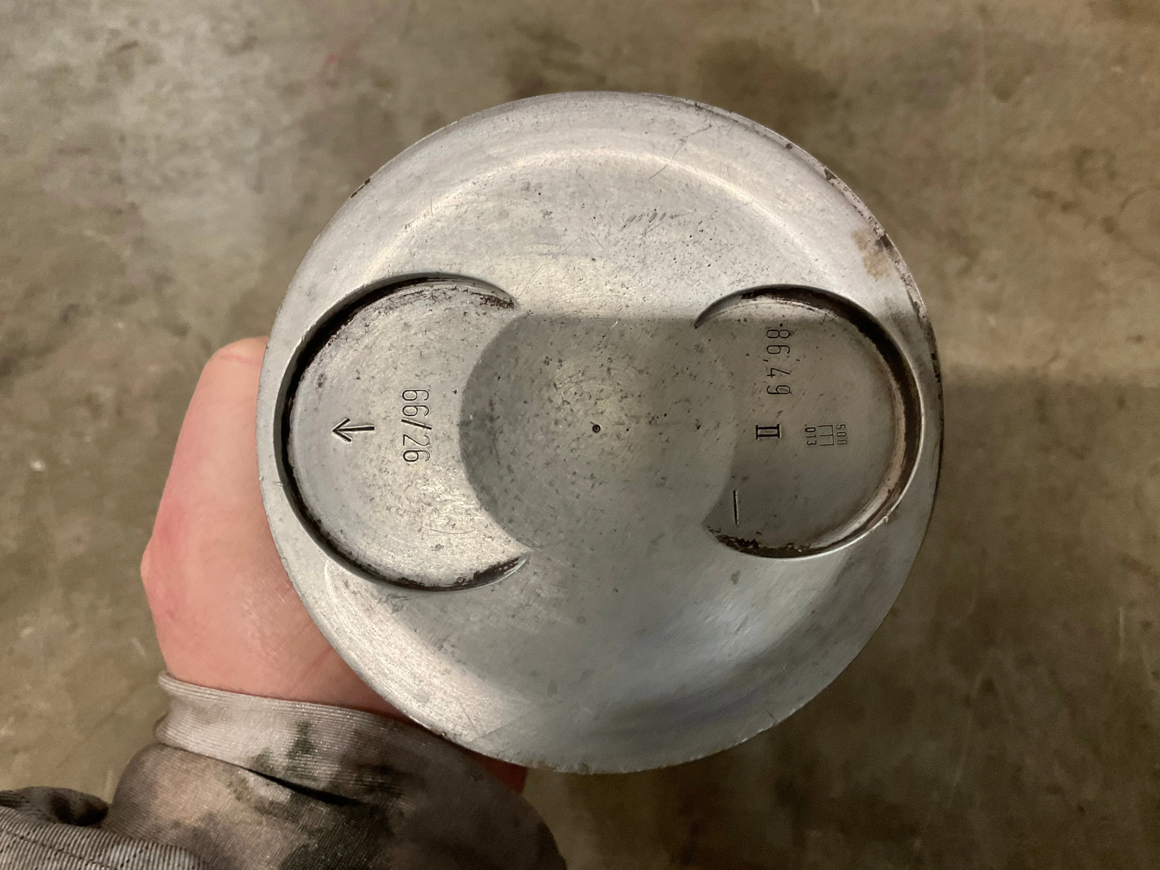 Porsche 2.0 8v N/A Used piston 047 107 071 F 86.49mm - Image 4