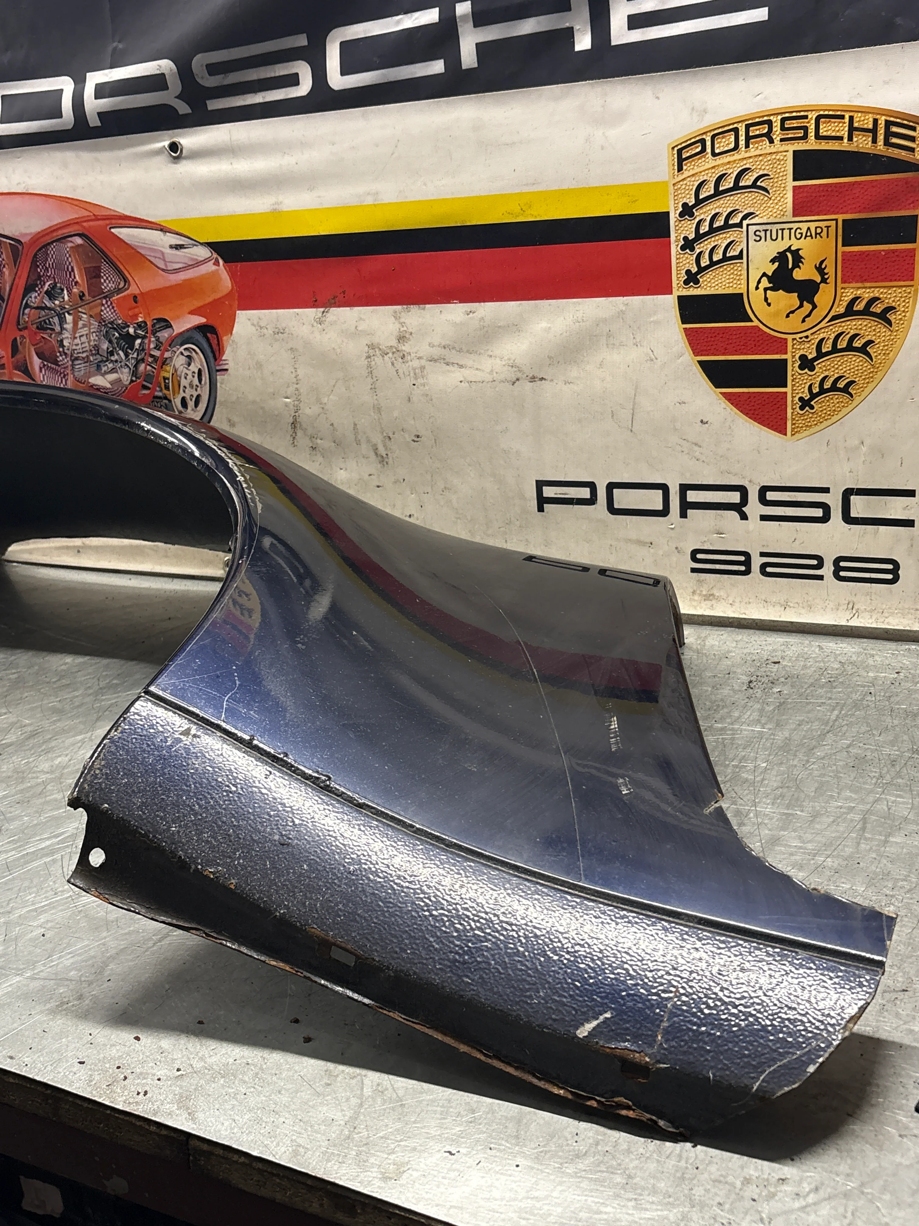 Porsche 911 993 rear right fender cut, used 99350390200 - Image 9
