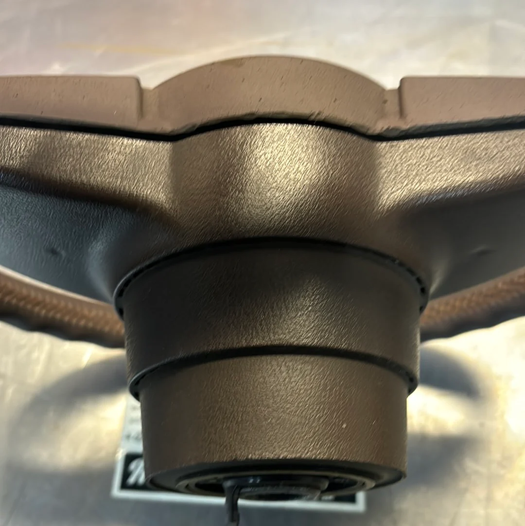 Porsche 924/944 3 Spoke Steering Wheel, Brown, refurbished - Image 7