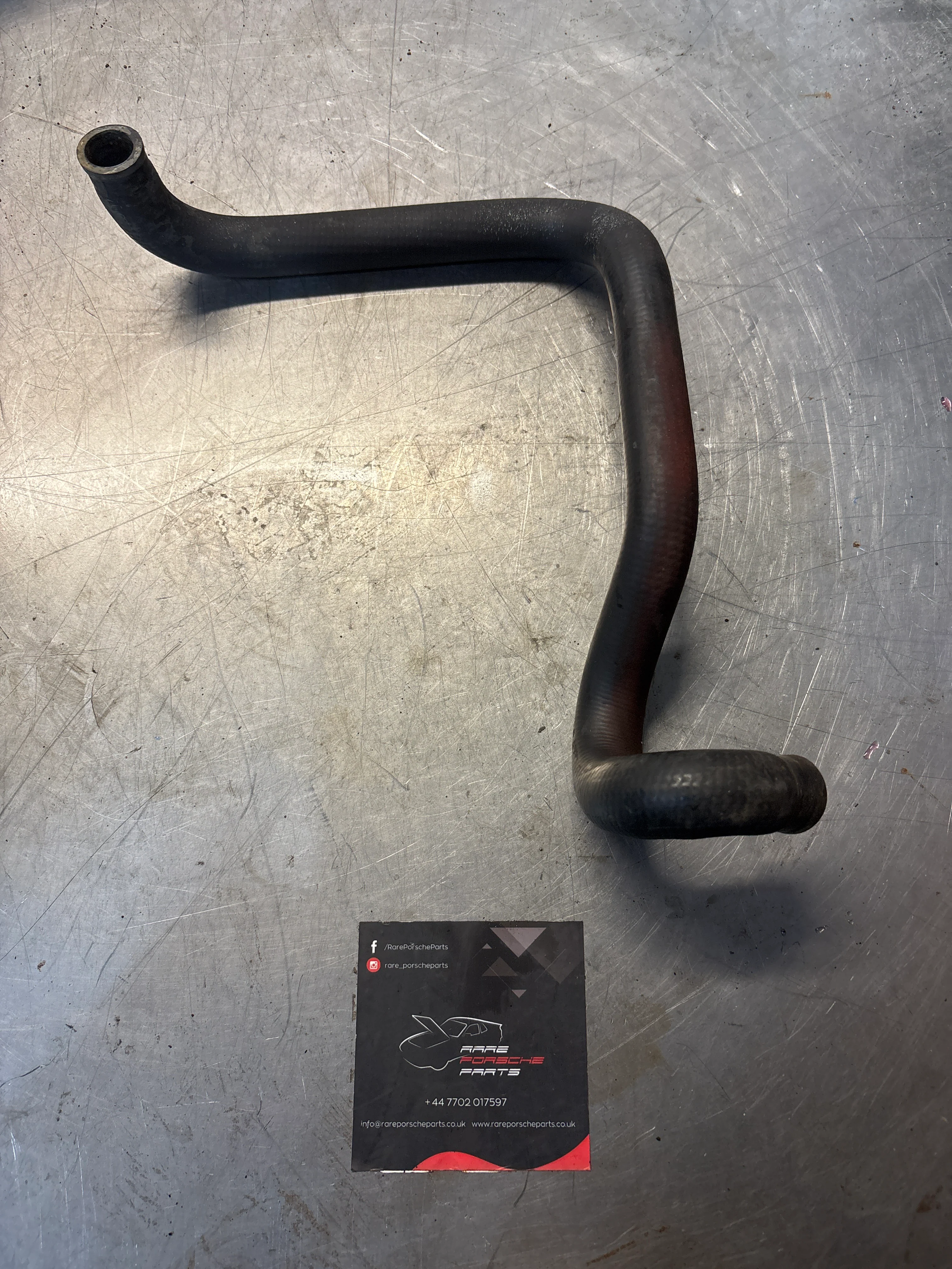 Porsche 924 2.0 coolant pipe. Radiator to expansion tank. 047121060 used - Image 4