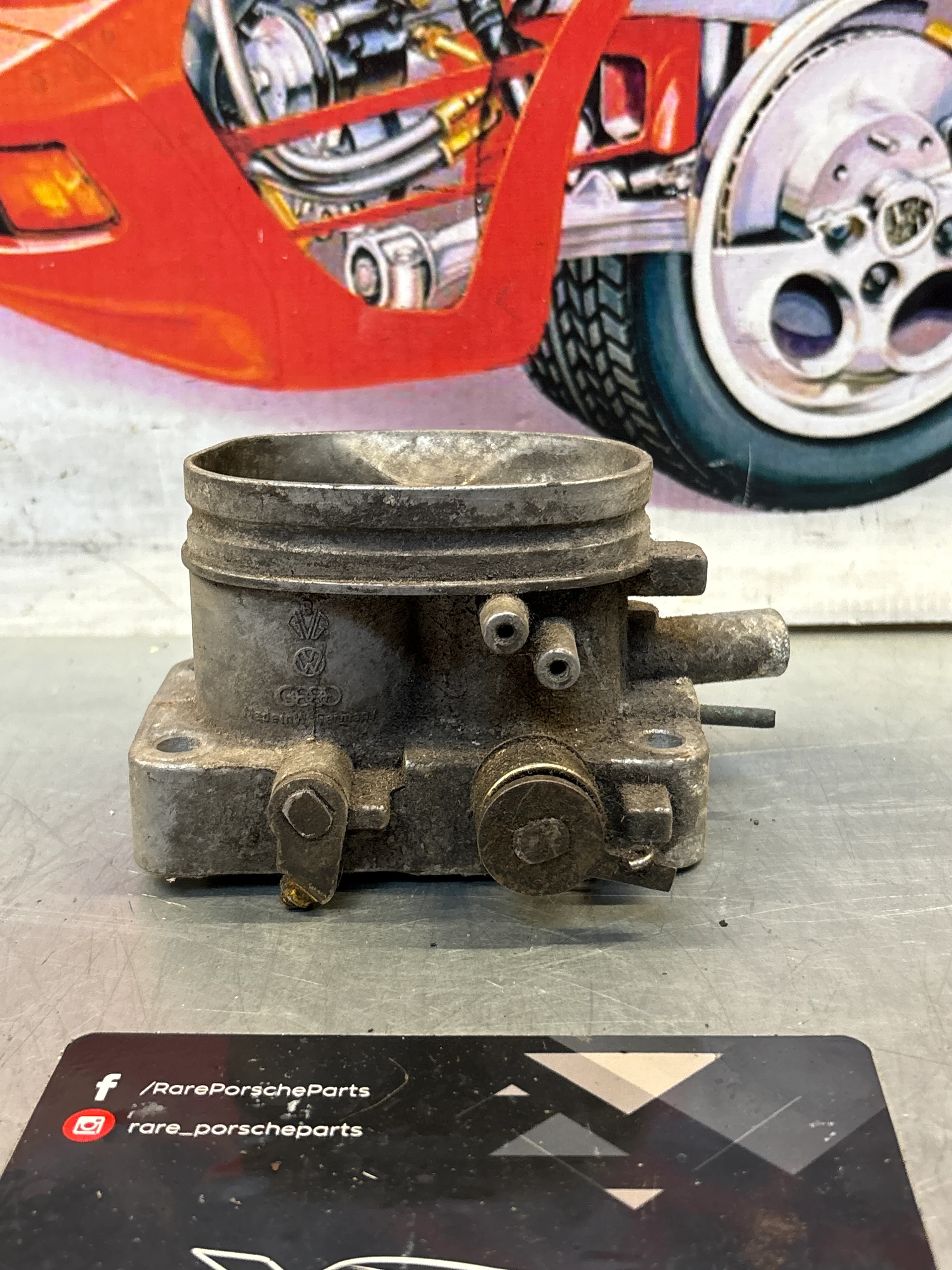 Porsche 924 2.0 Turbo S1 throttle body LHD 93111006105, used, for spares or repair - Image 6