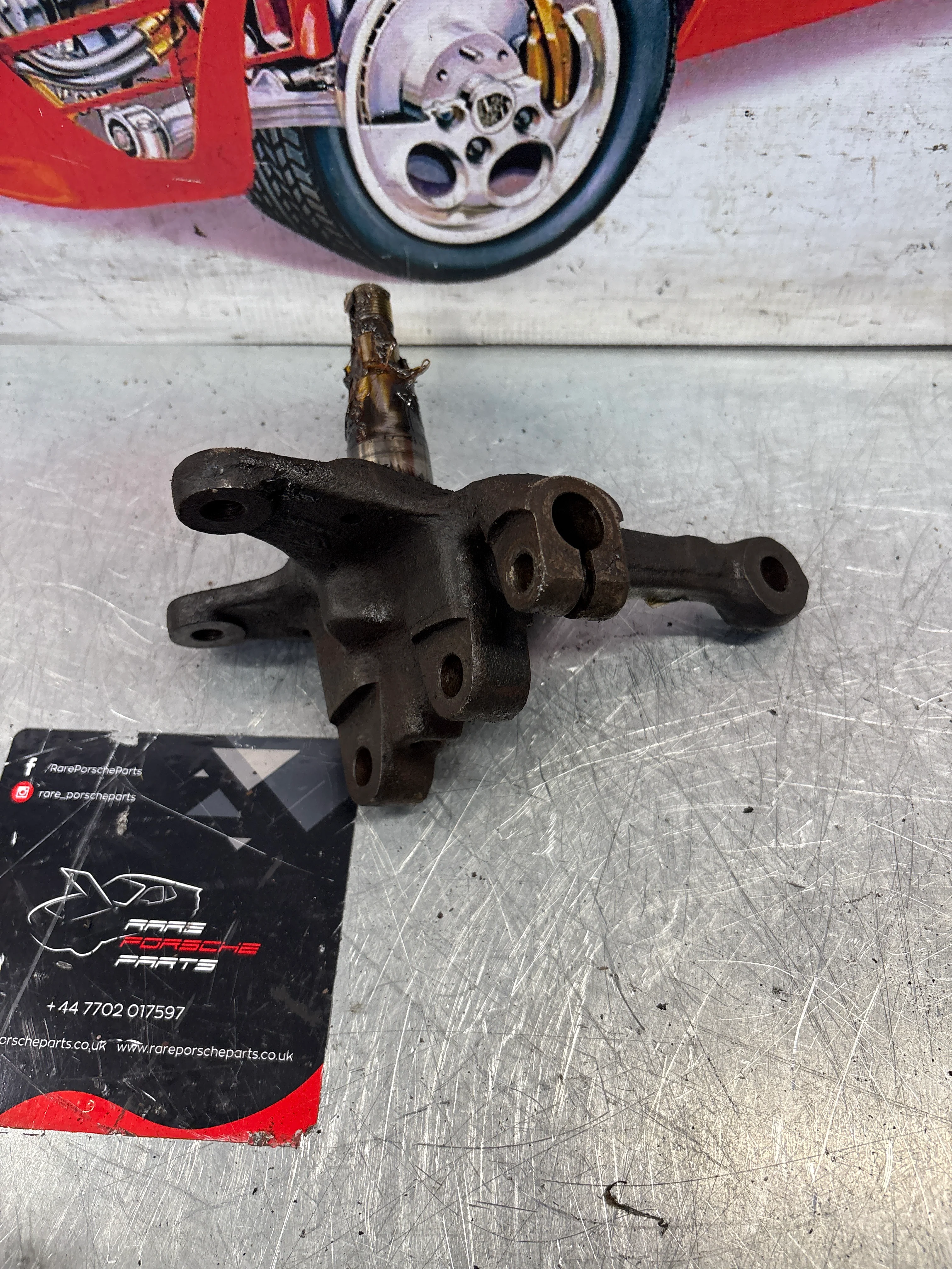 Porsche 924 76-78 Front right Spindle, knuckle, 477407312G, used - Image 5