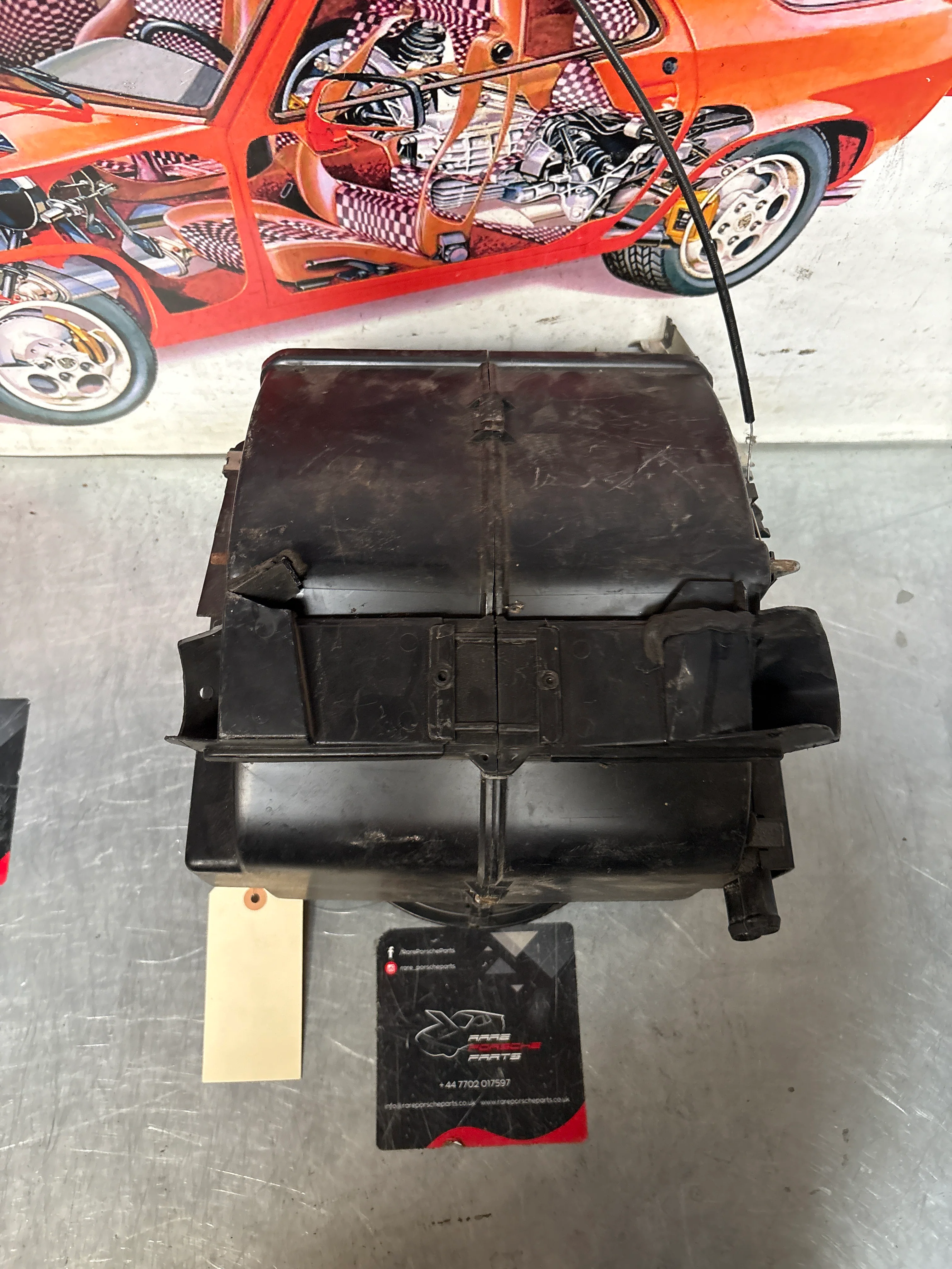 Porsche 924 80-85 944 82-85.5 heater blower fan assembly, complete 321819095 321819087 used - Image 10