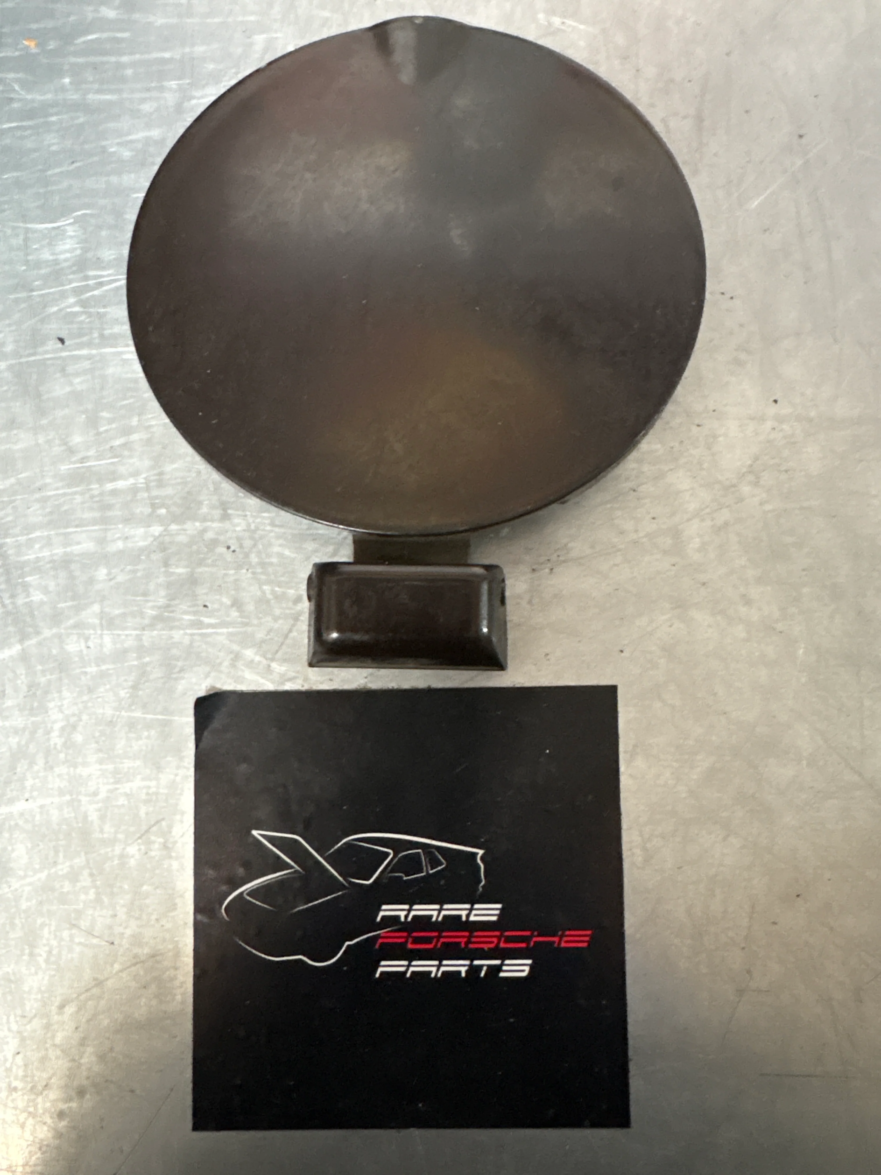 Porsche 924 / 924S fuel tank filler flap door, used 477853395 - Image 2