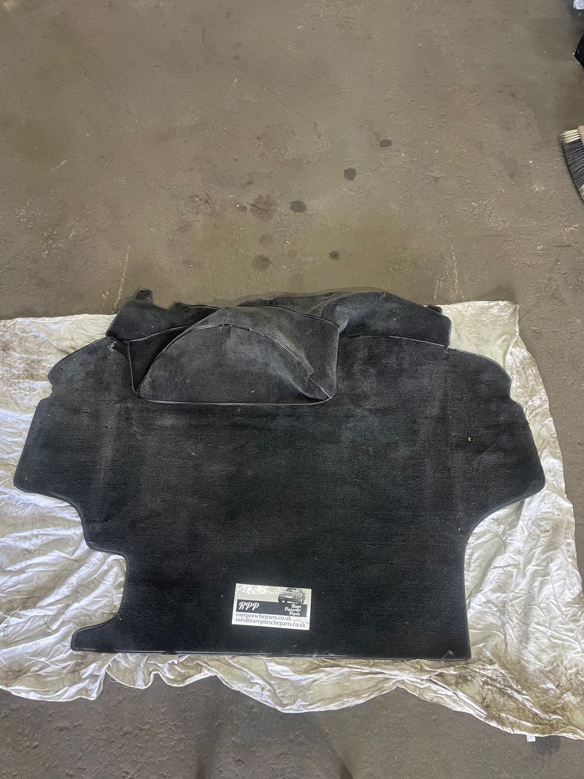 Porsche 924 944 80-85.5 black boot carpet 94555506303 / 94455506301 - Image 3