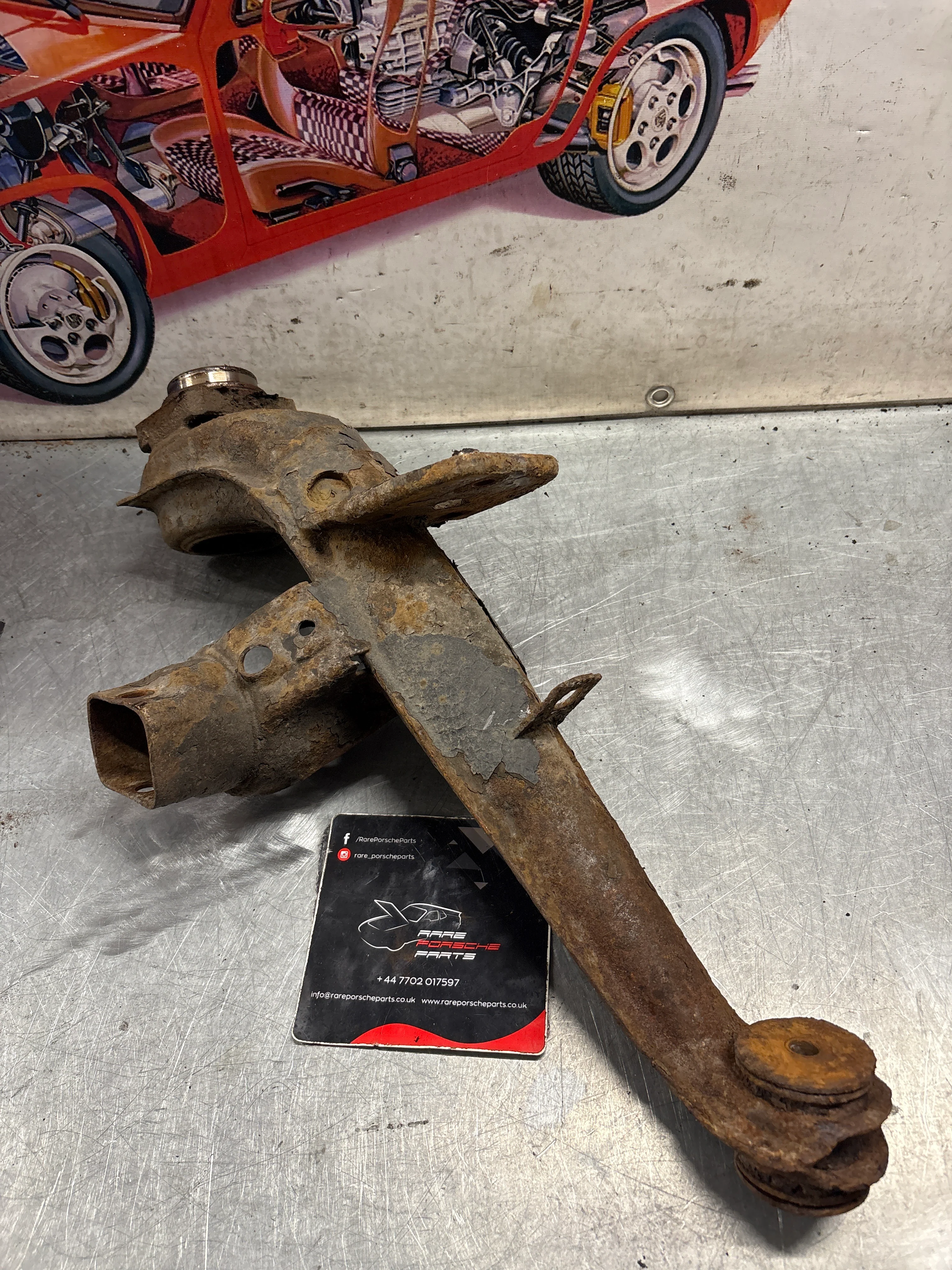 Porsche 924 944 -85.5 Rear right trailing arm, used 94433102200 - Image 5