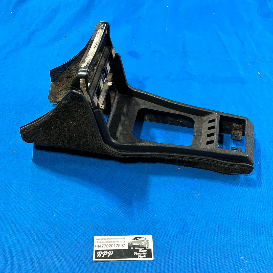 Porsche 924 944 centre console black, no switch holes 477857951 used - Image 2