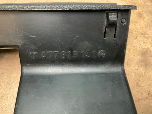 Porsche 924/944 DEF used interior air vent Black 477819151 - Image 6