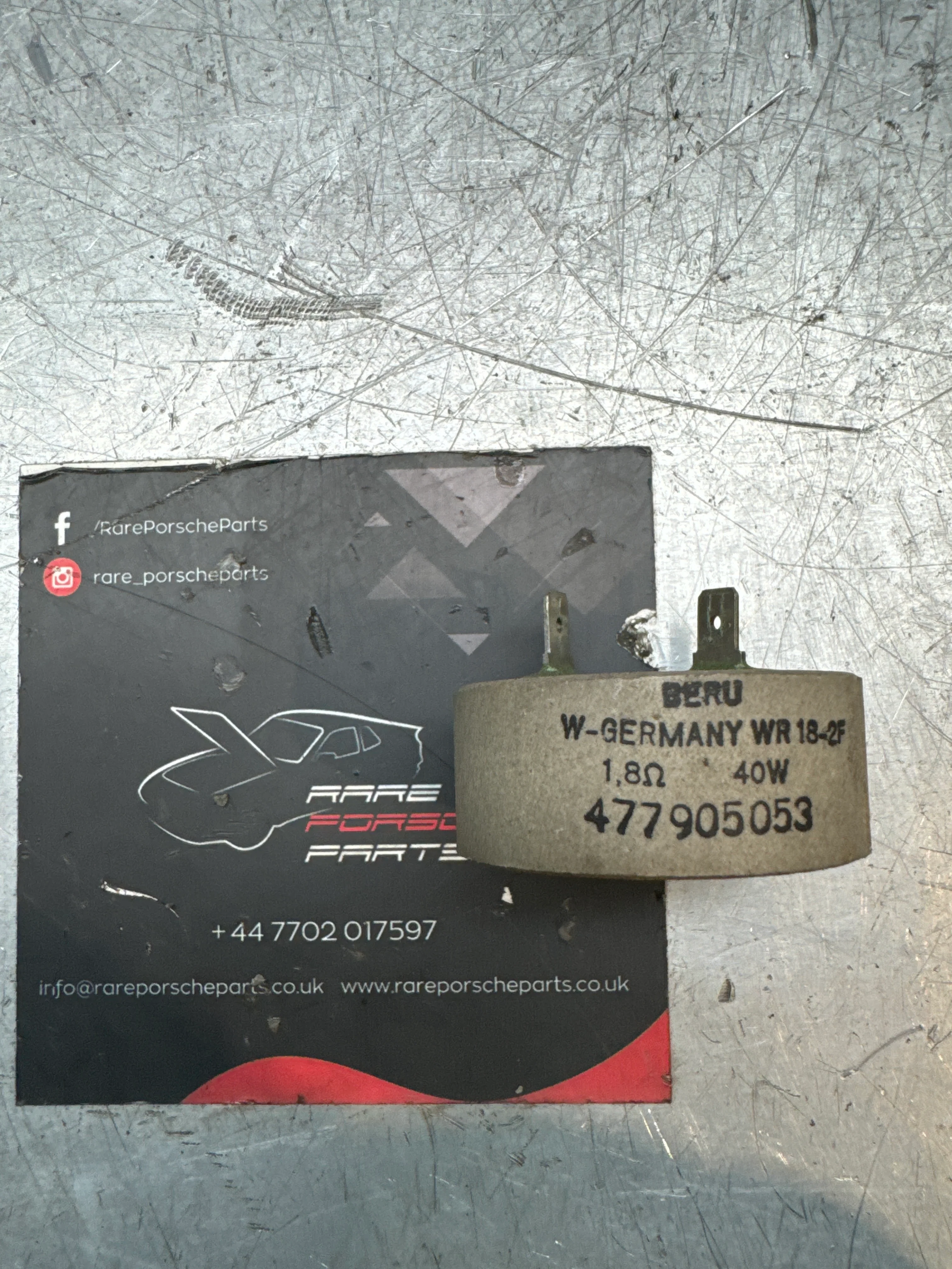 Porsche 924 / 944 heater fan speed resistor 477905053 used - Image 2