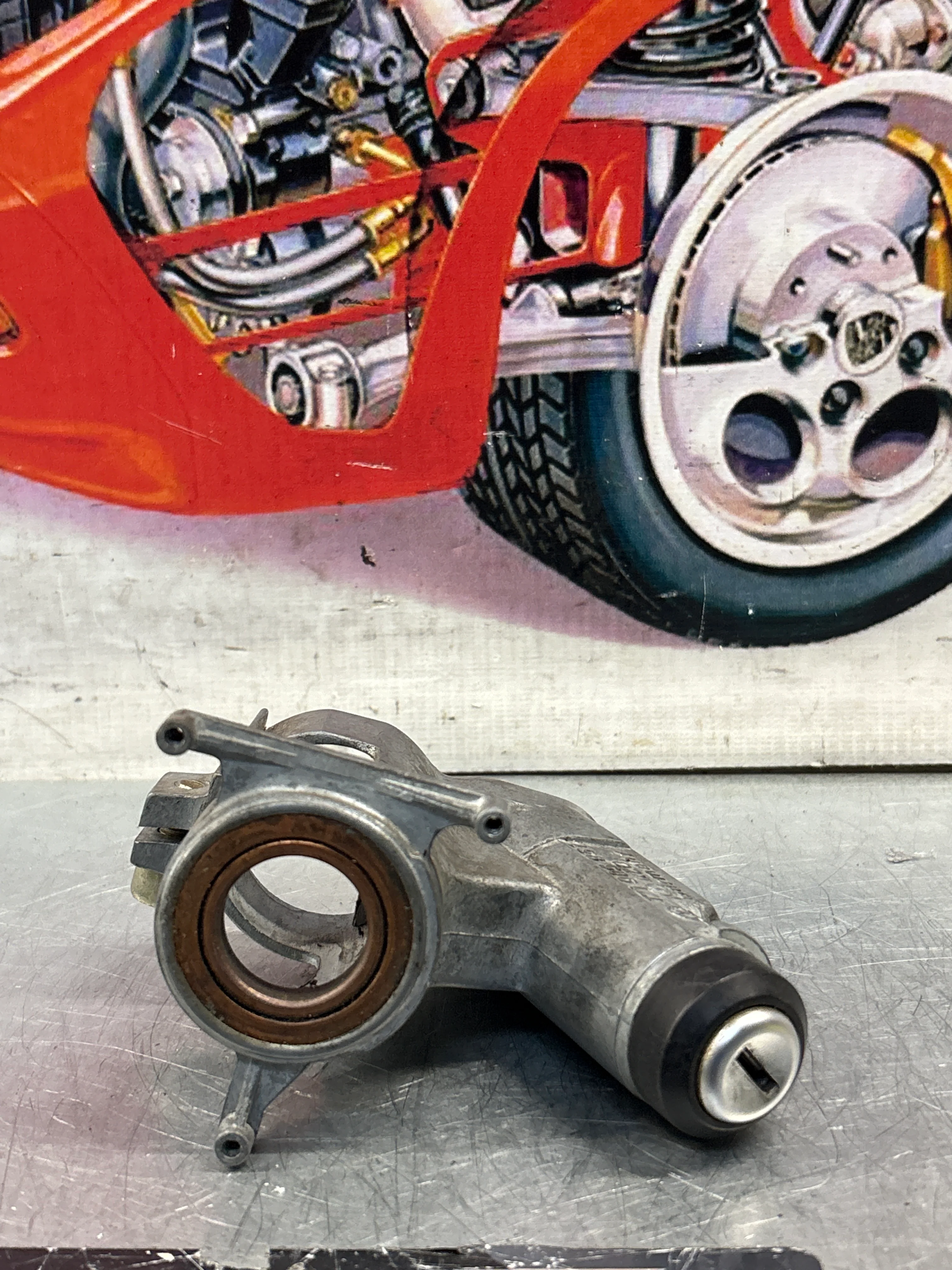 Porsche 924 / 944 ignition barrel. 171905851 used - Image 3
