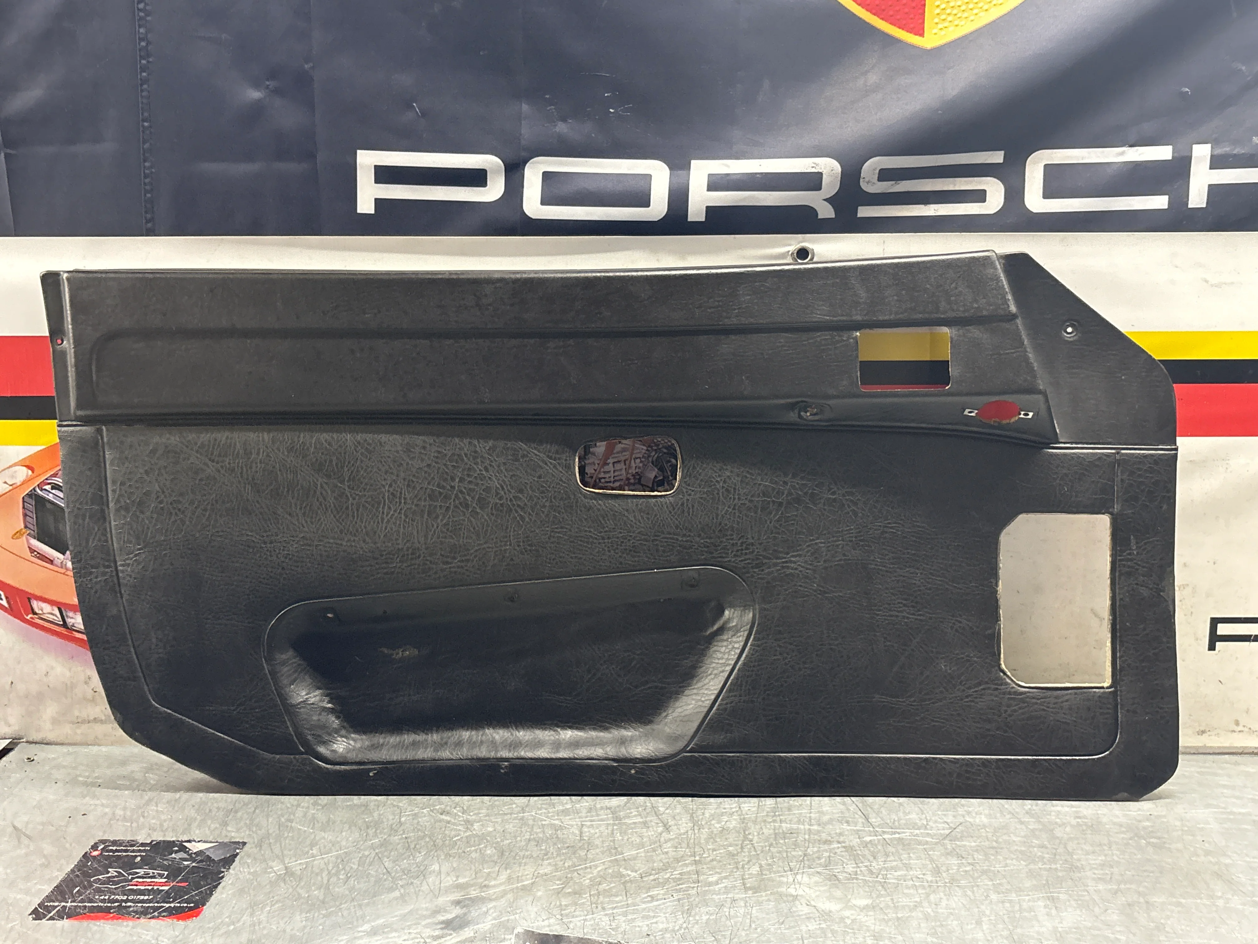 Porsche 924 / 944 left electric door card, LHD, used 477867011 - Image 2