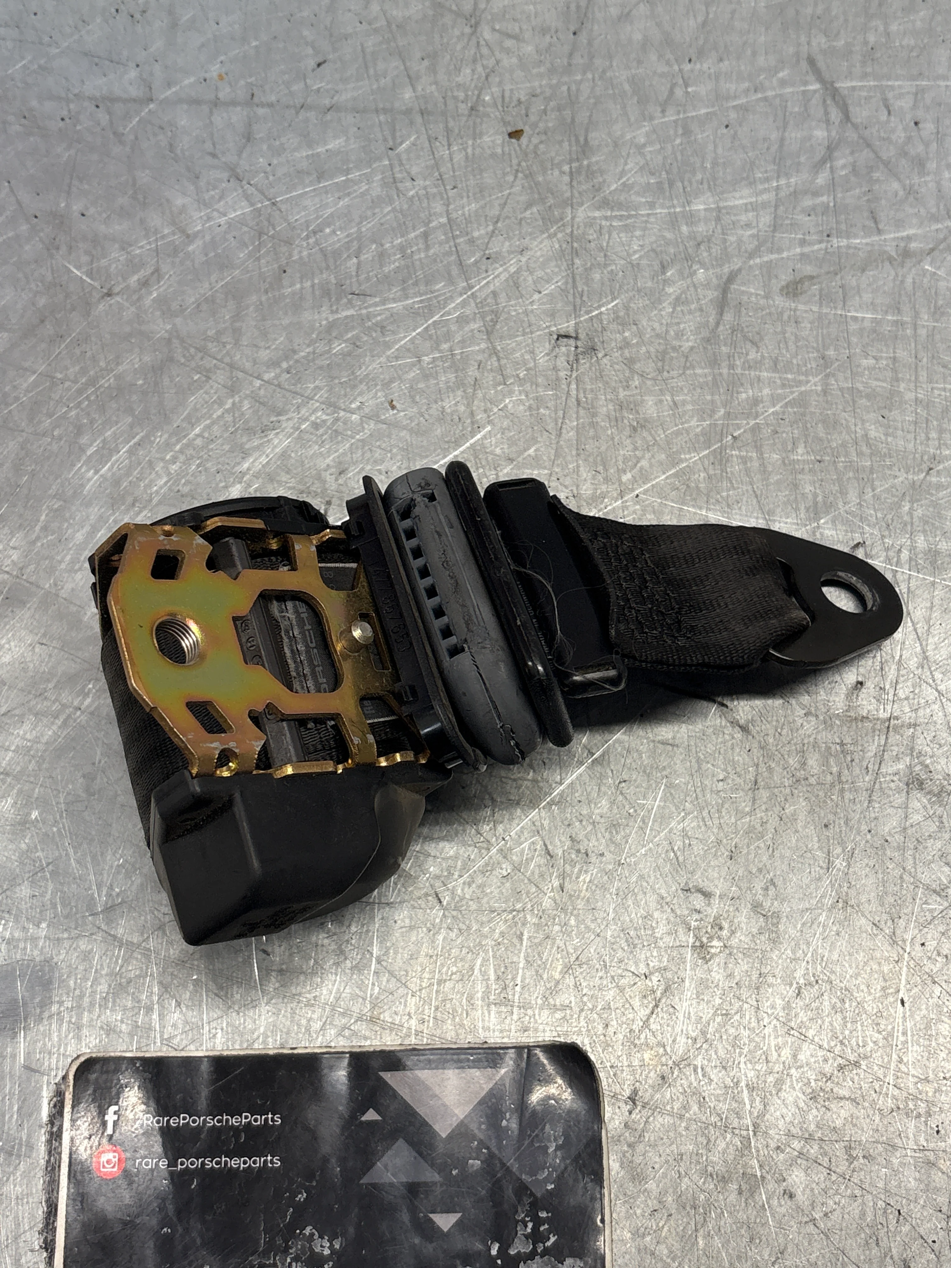 Porsche 924 944 right rear seat belt, 94580302202, used - Image 3
