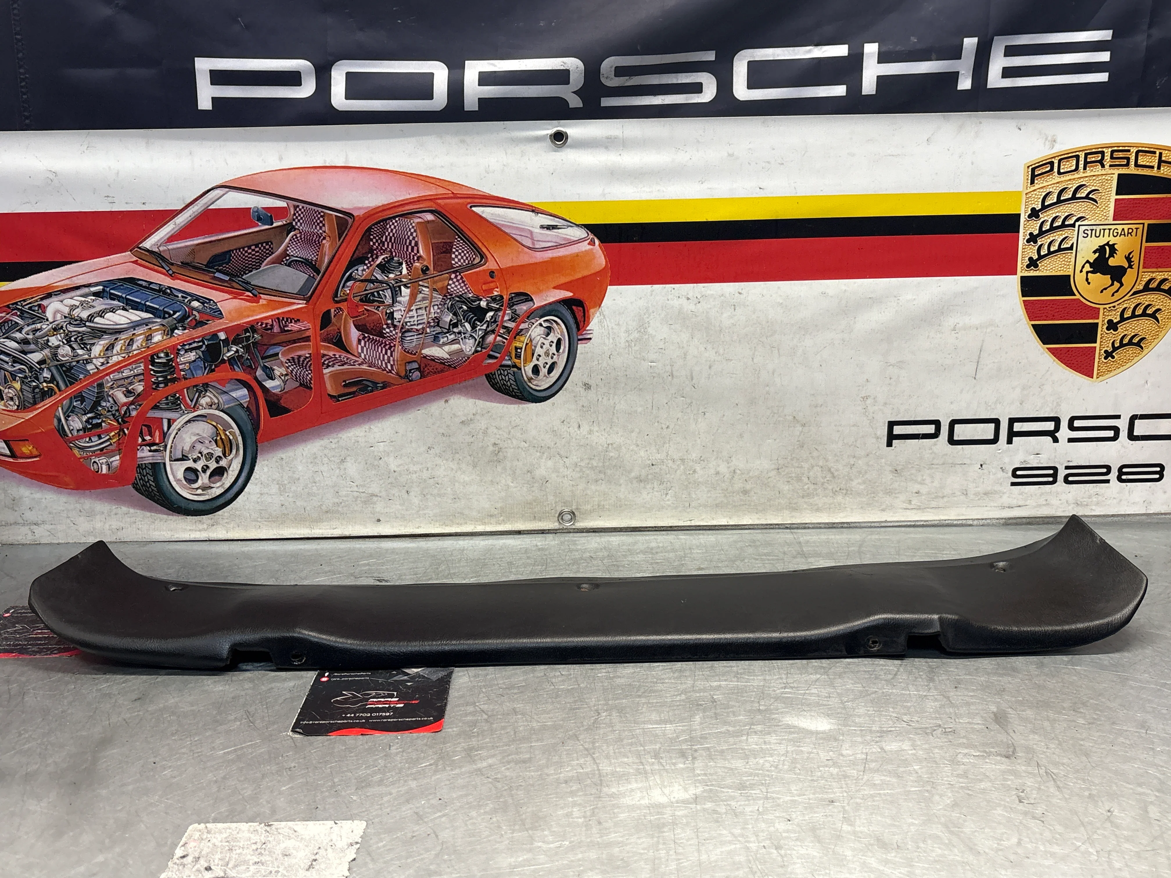 Porsche 924 944 sunroof mechanism trim panel Black 1984 onwards 94455594100