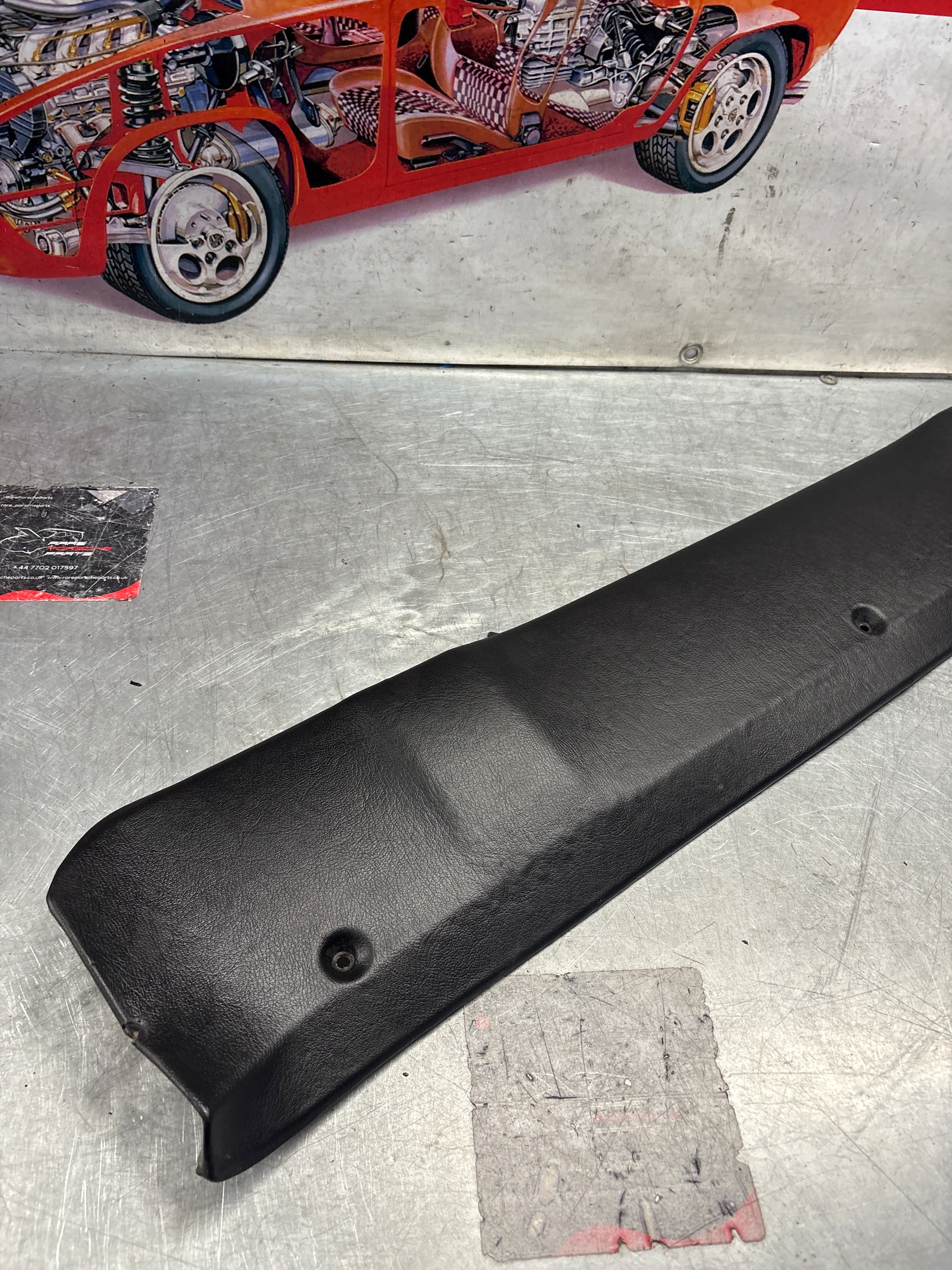 Porsche 924 944 sunroof mechanism trim panel Black 1984 onwards 94455594100 - Image 3