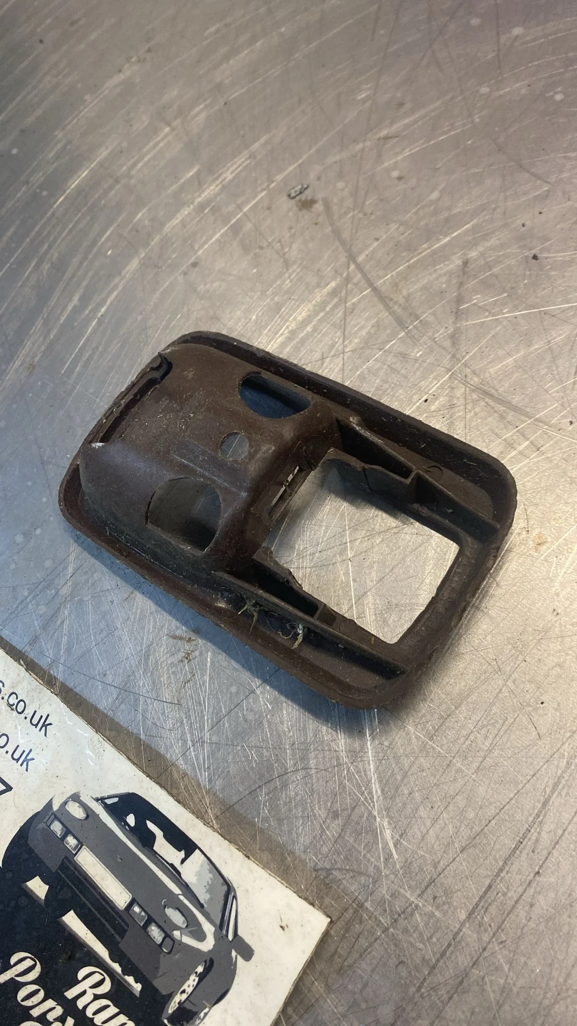 Porsche 924/944 VW Mk1 Golf Door Handle Surround Trim, brown 171837235 - Image 3