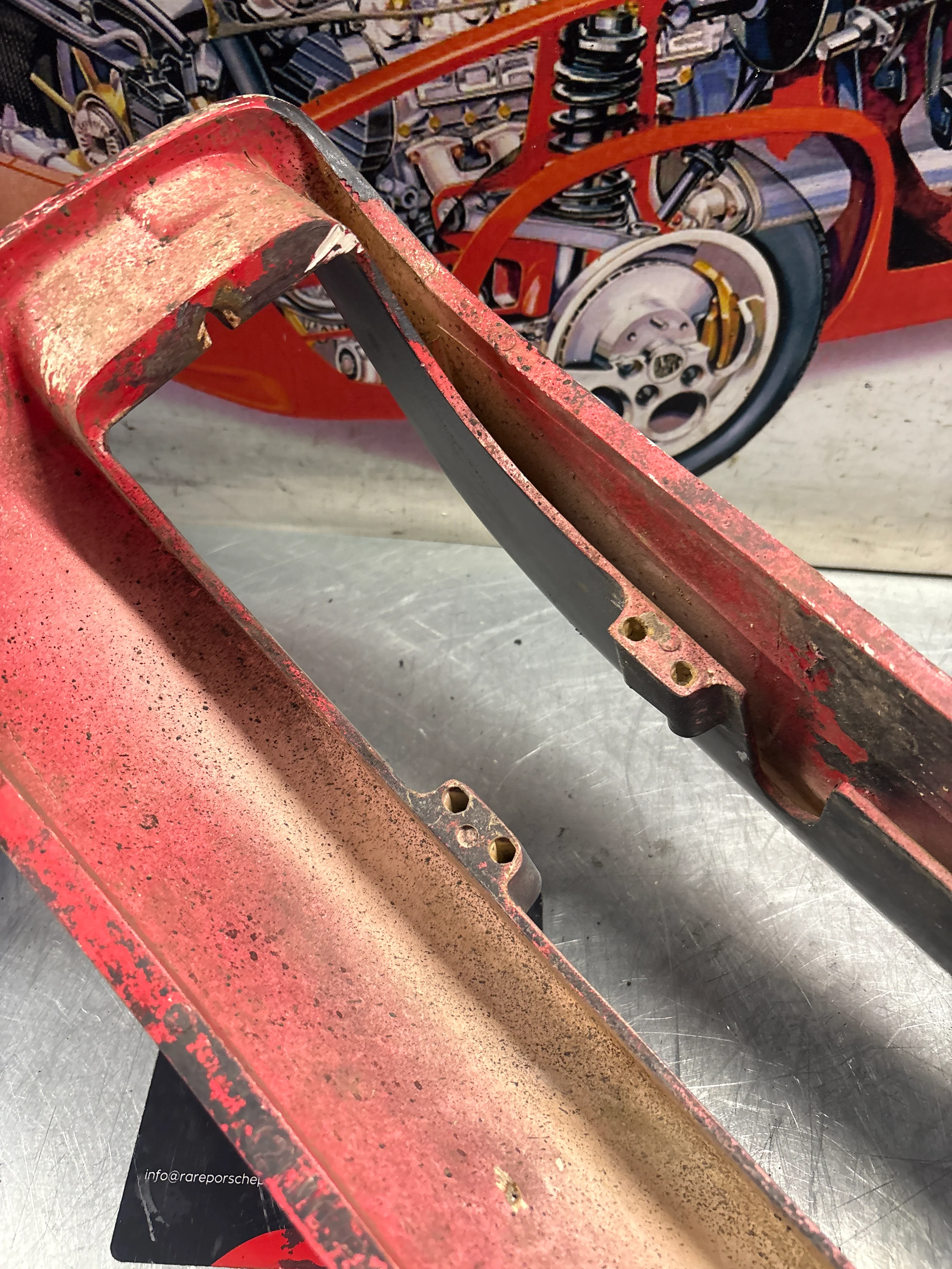 Porsche 924 Front Bumper 477807113 used - Image 21
