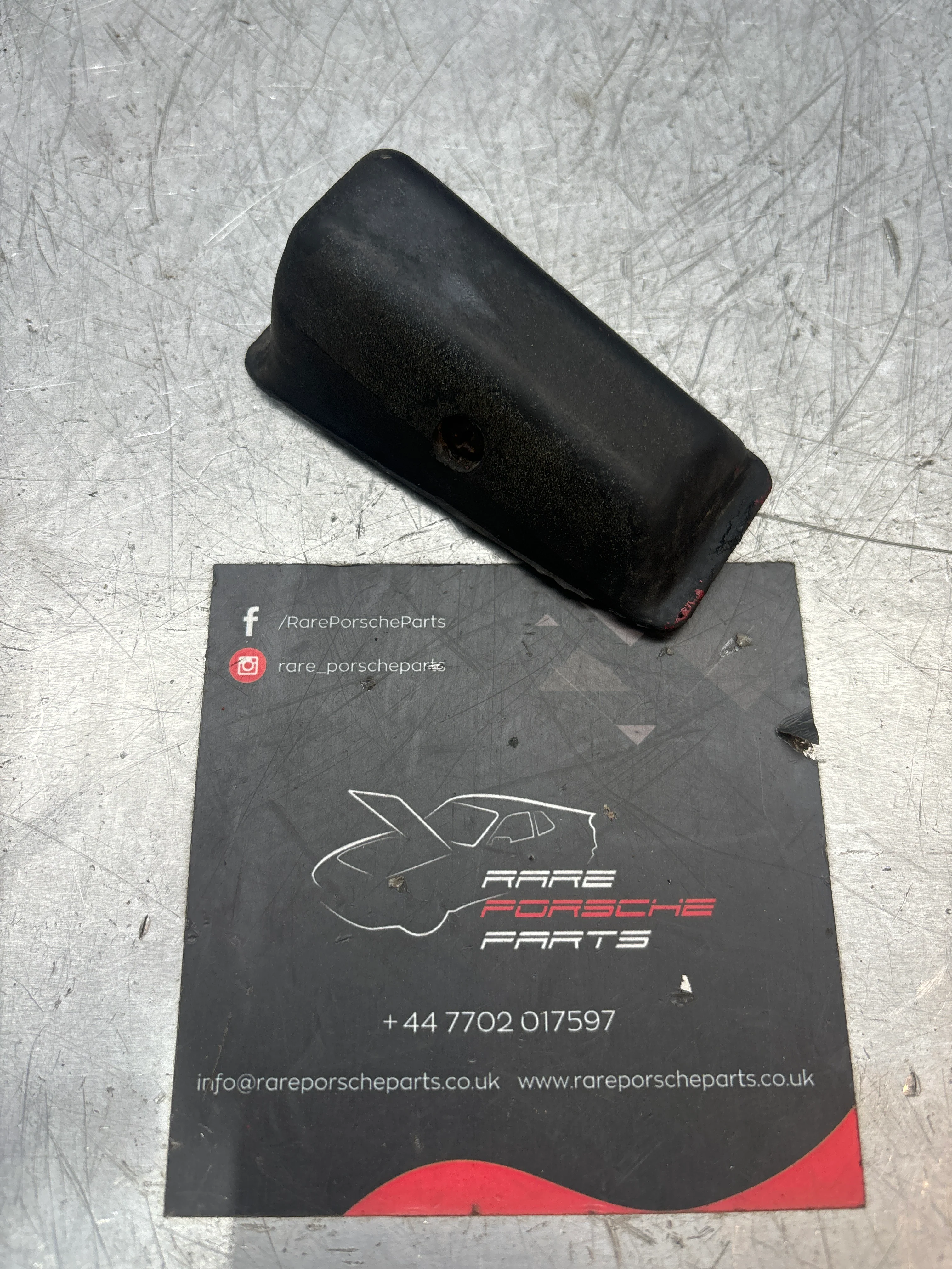 Porsche 924 front bumper, driving light buffer, rubber pad, right 477807154, used
