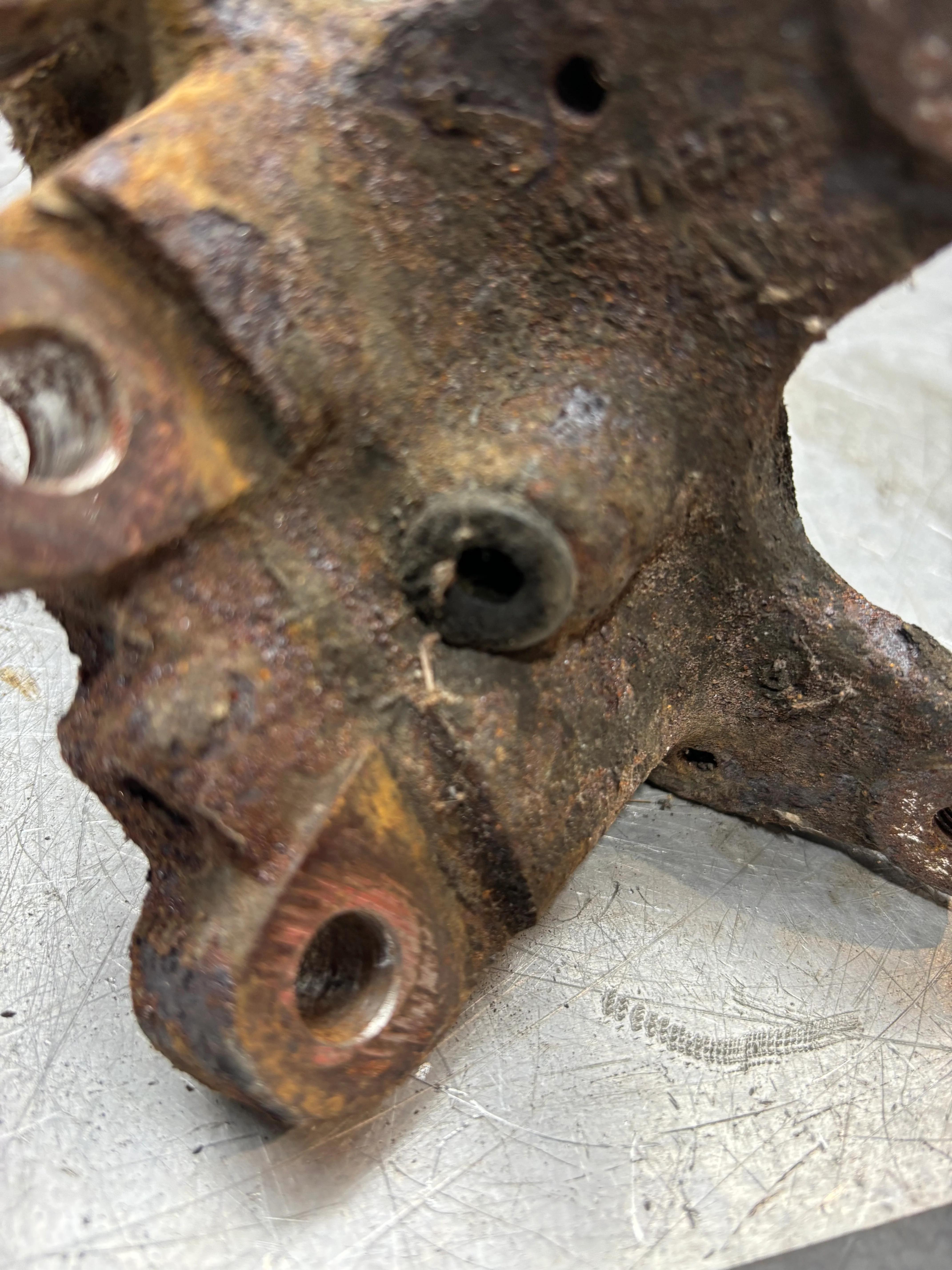 Porsche 924 79-85 Front Spindle, left knuckle, 477407311K, used - Image 6