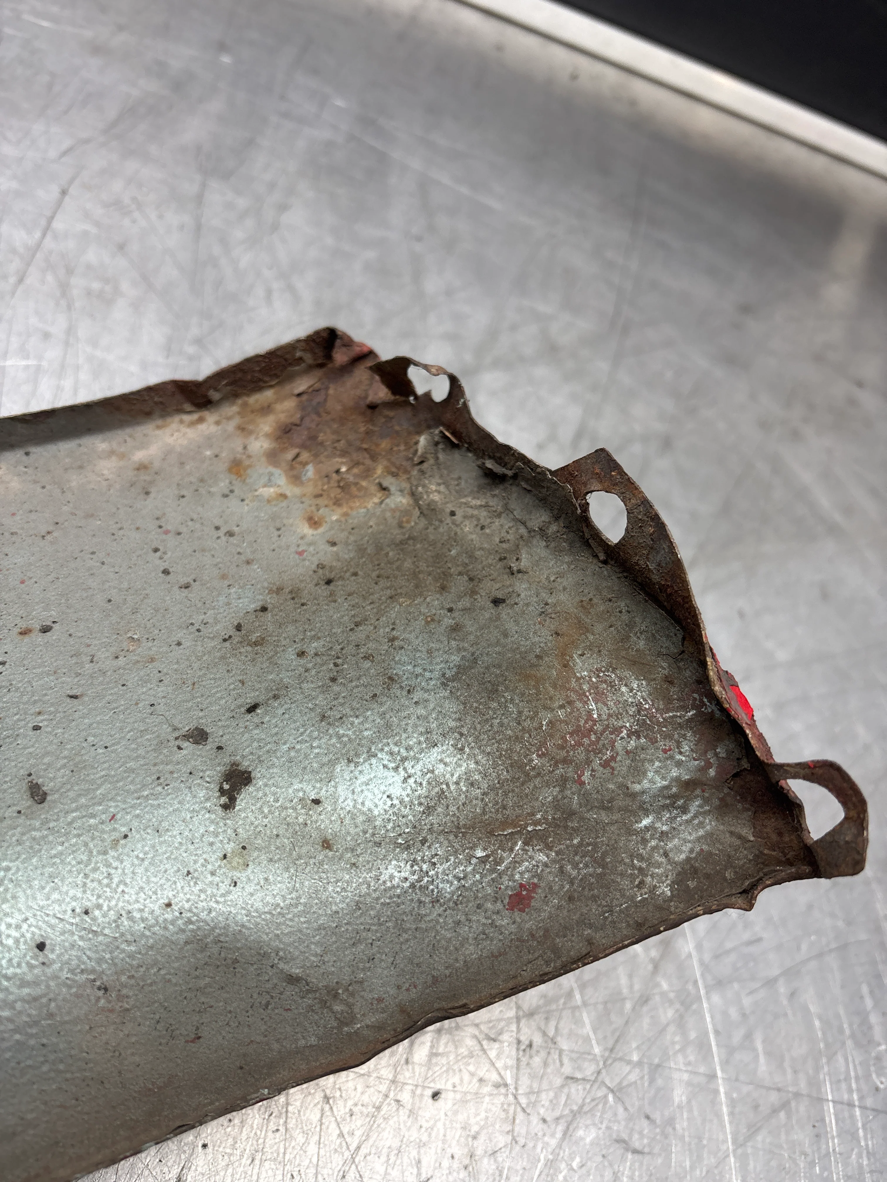Porsche 924 Lower front valance, used, 94450303501 damaged - Image 9