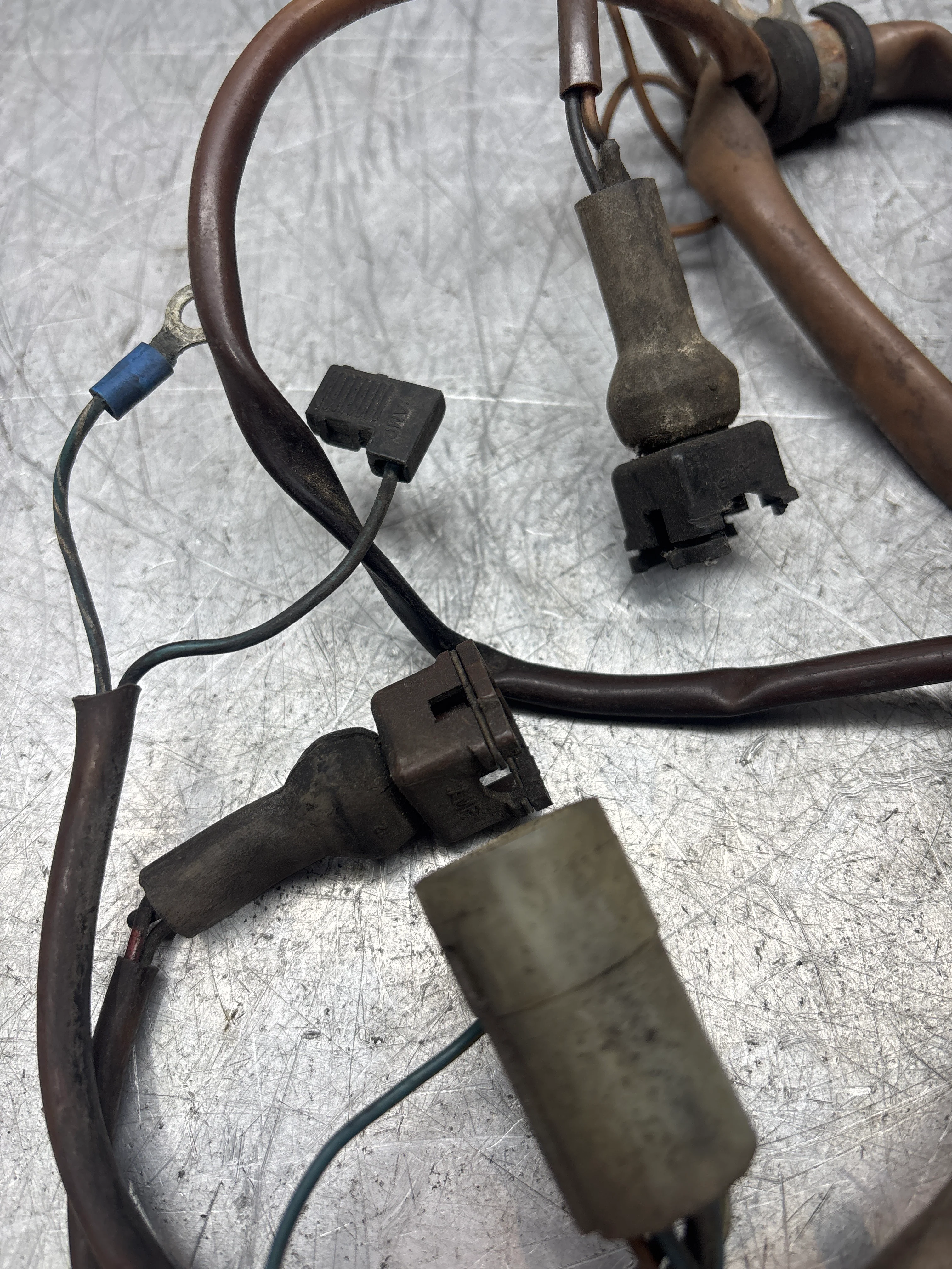 Porsche 924 N/A early engine wiring loom, 1976-1979, used - Image 6