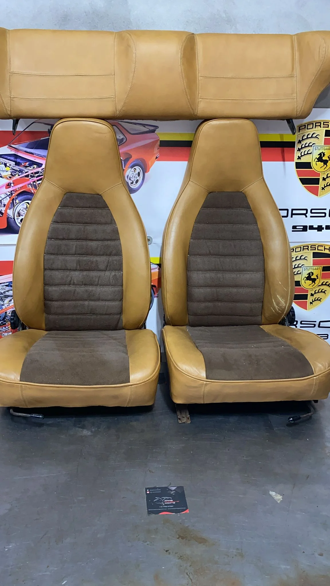 Porsche 924 original set of seats, 1976-1979, used, nice condition - Image 7