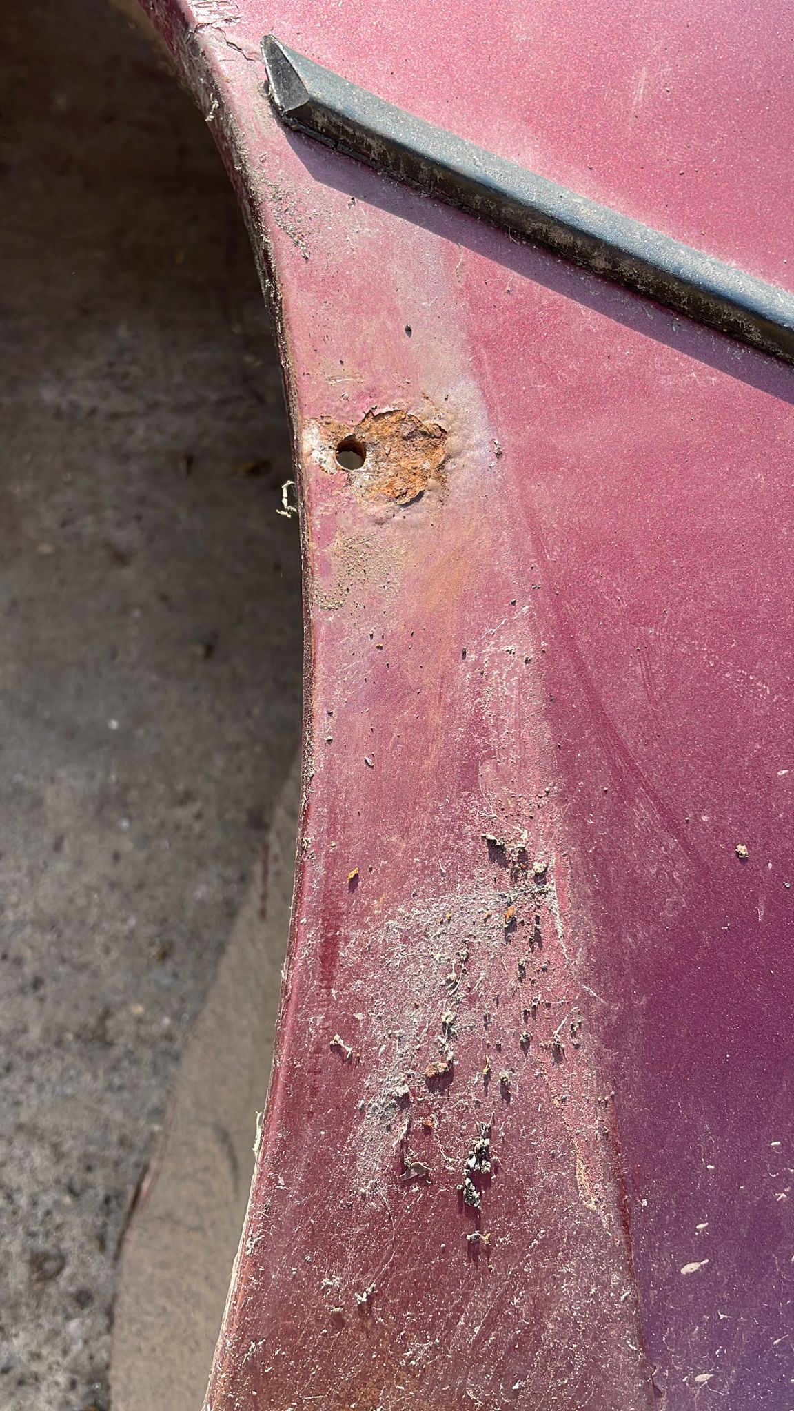 Porsche 924 rear left fender. - Image 4