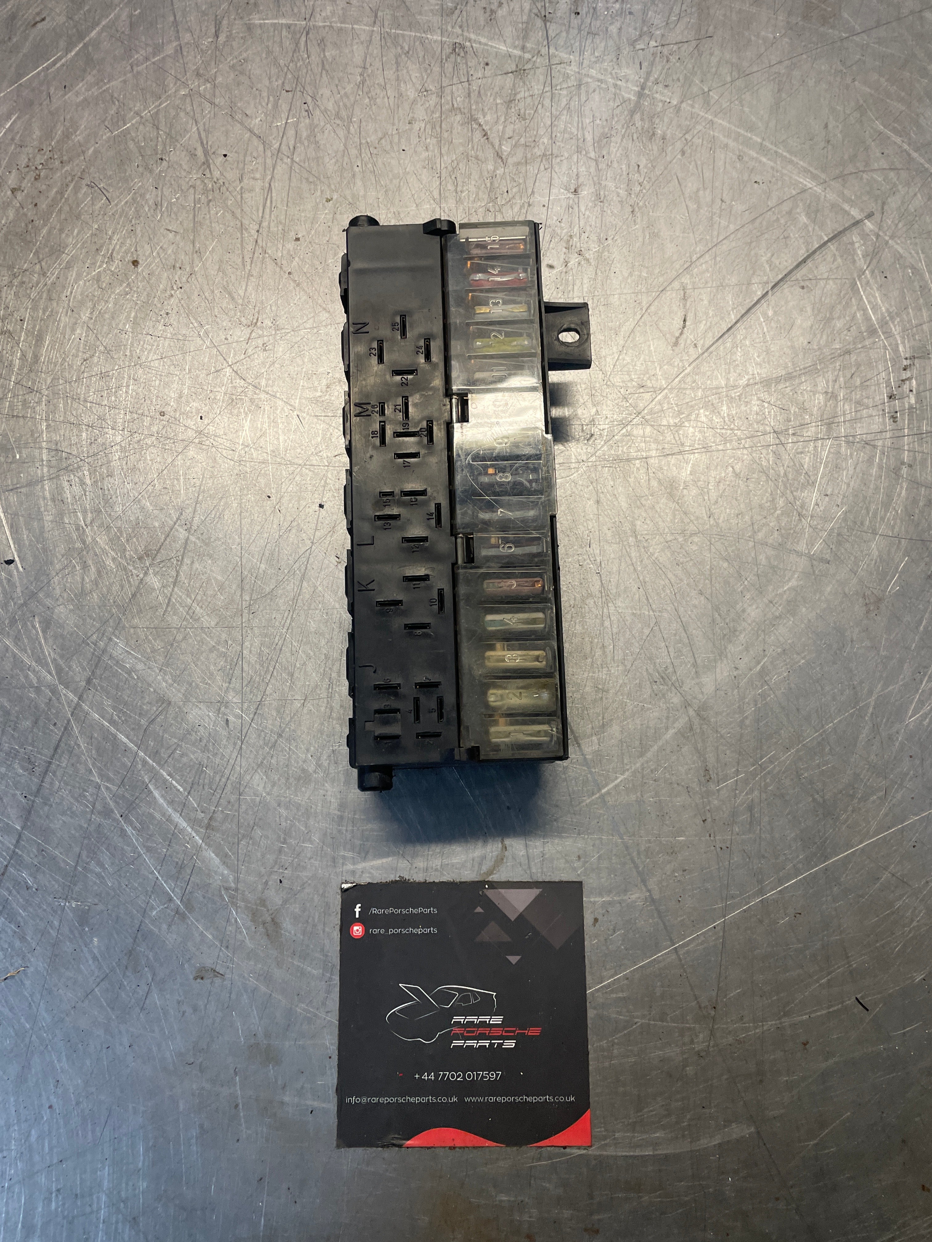 Porsche 924 944 relay fuse board, used 171941821A / 171941813A