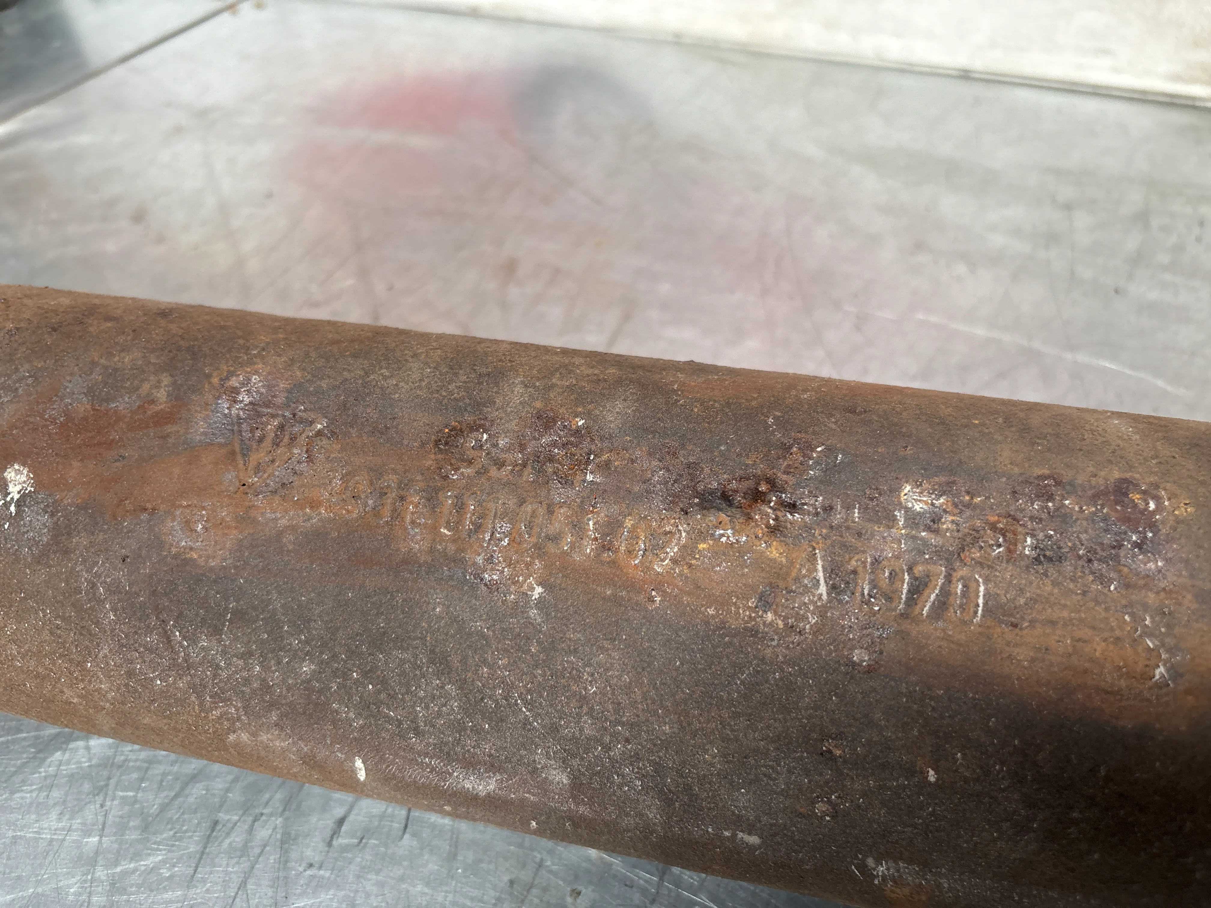 Porsche 924 Turbo Down Pipe, middle section, used 93111105102 - Image 3