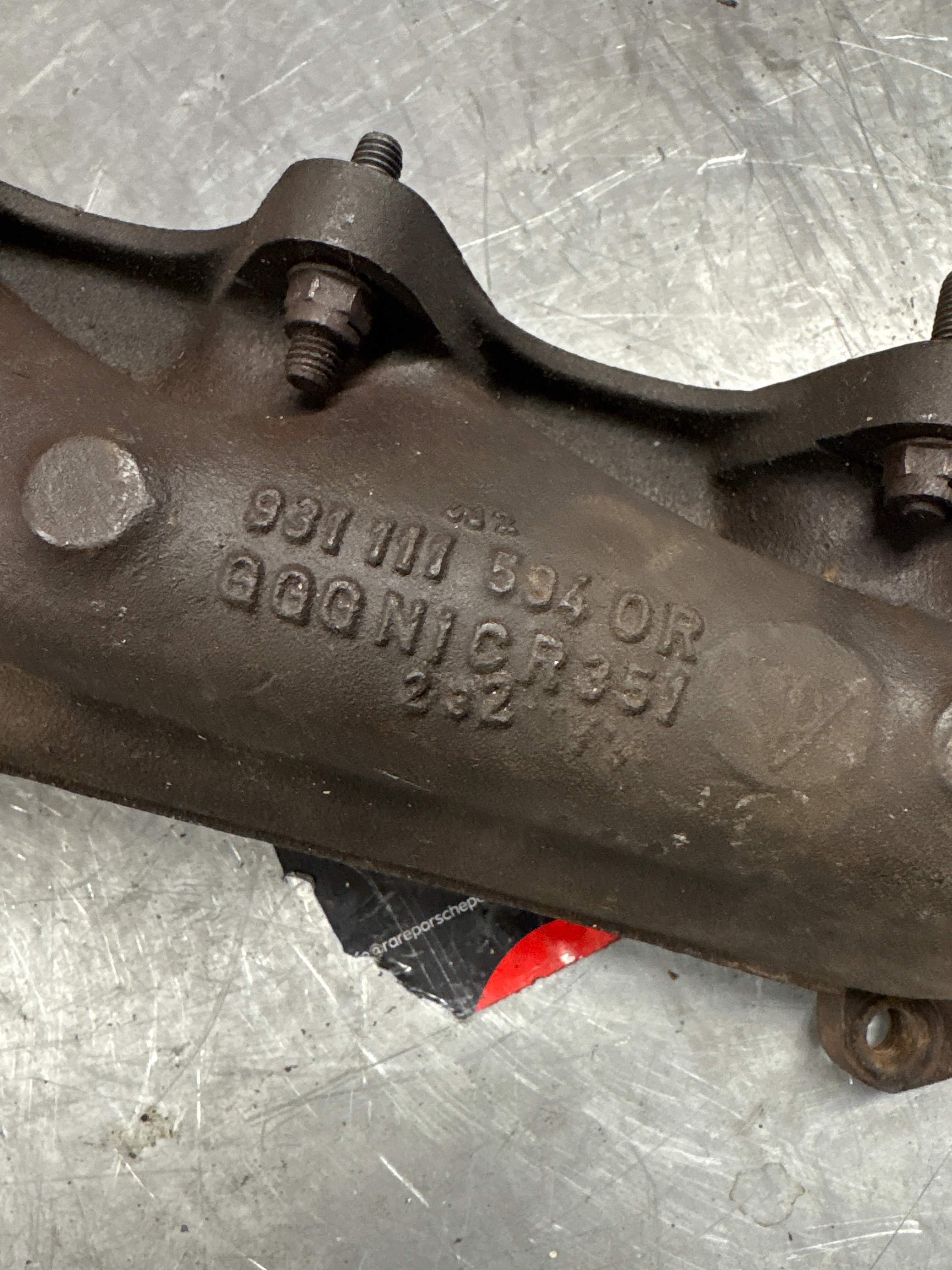 Porsche 924 Turbo exhaust manifold, used 9311115940R - Image 6