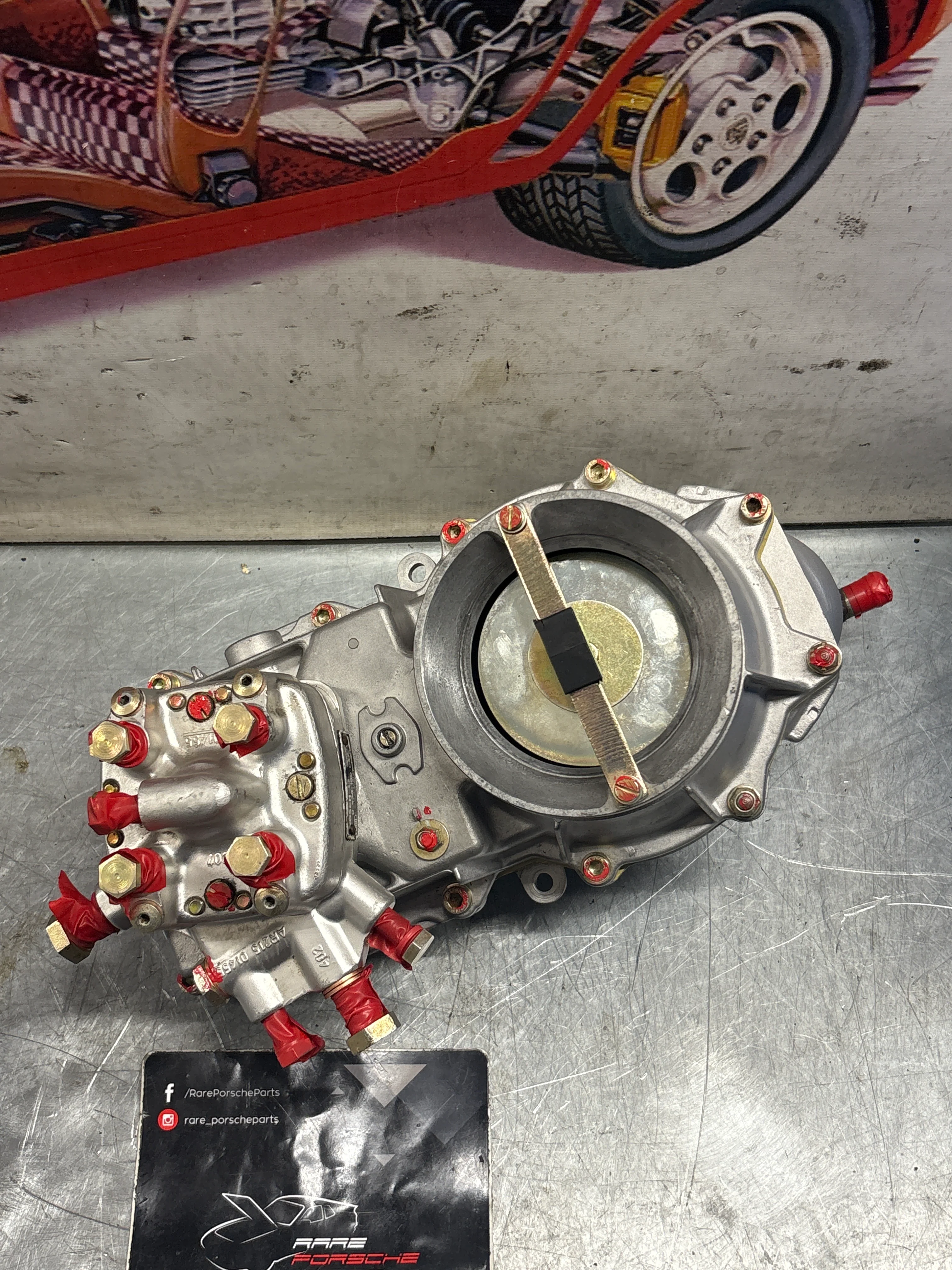 Porsche 924 Turbo fuel metering head with air flow meter, 0438100047 / 0438120091 / 9311101355R, refurbished  - Image 3