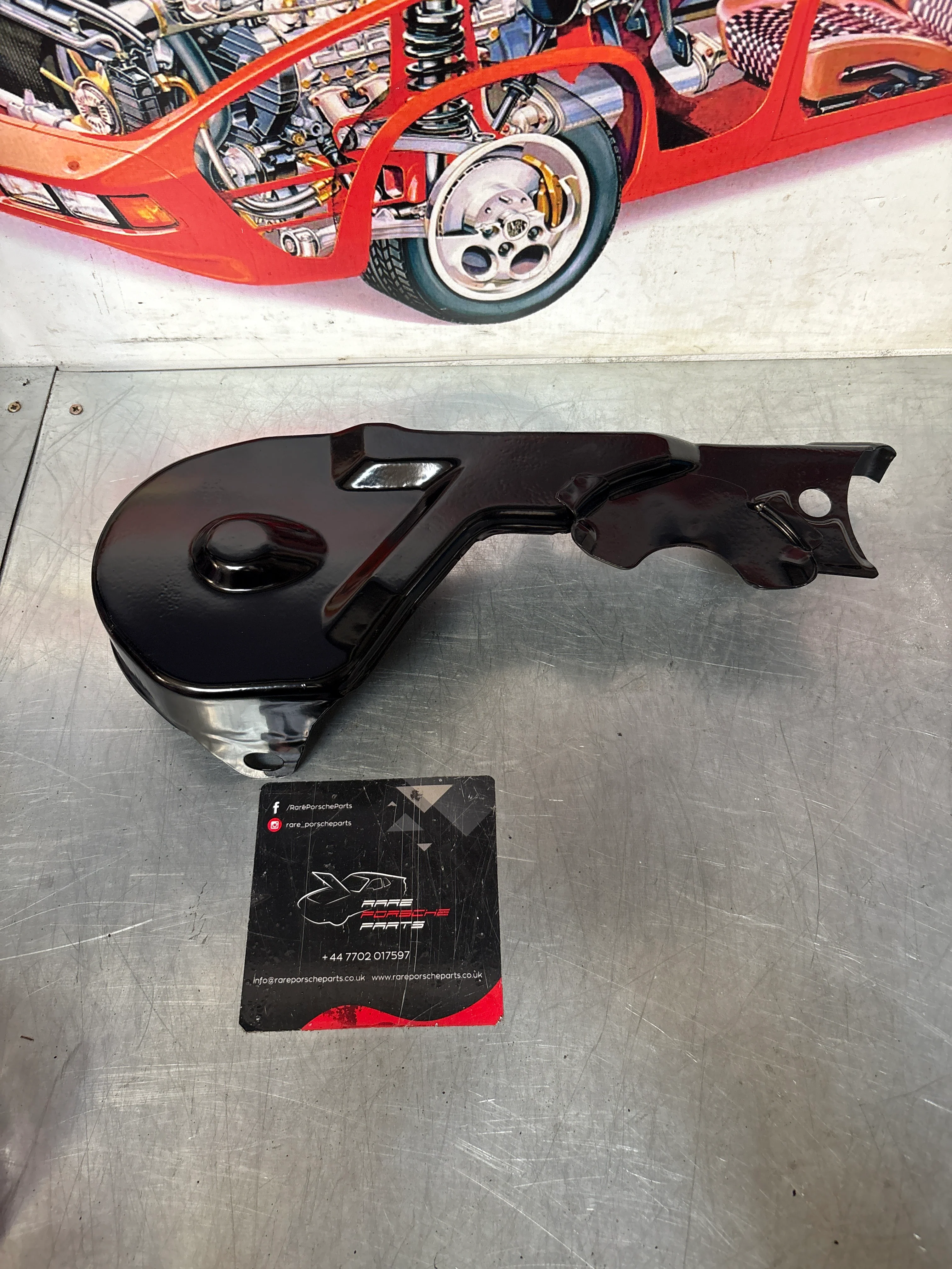 Porsche 924 Turbo/GT timingbelt Cover 9311050510, refurbished